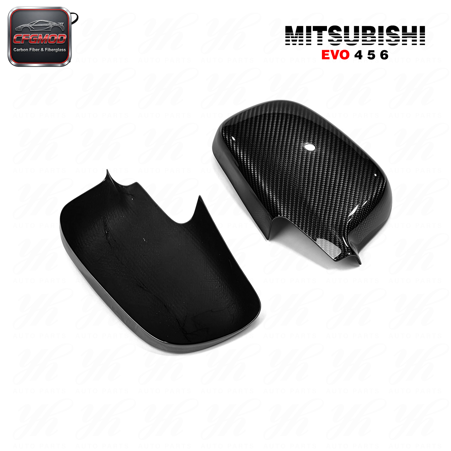 For Evolution EVO 4 5 6 Style Mirror Cover (2pcs) — 7