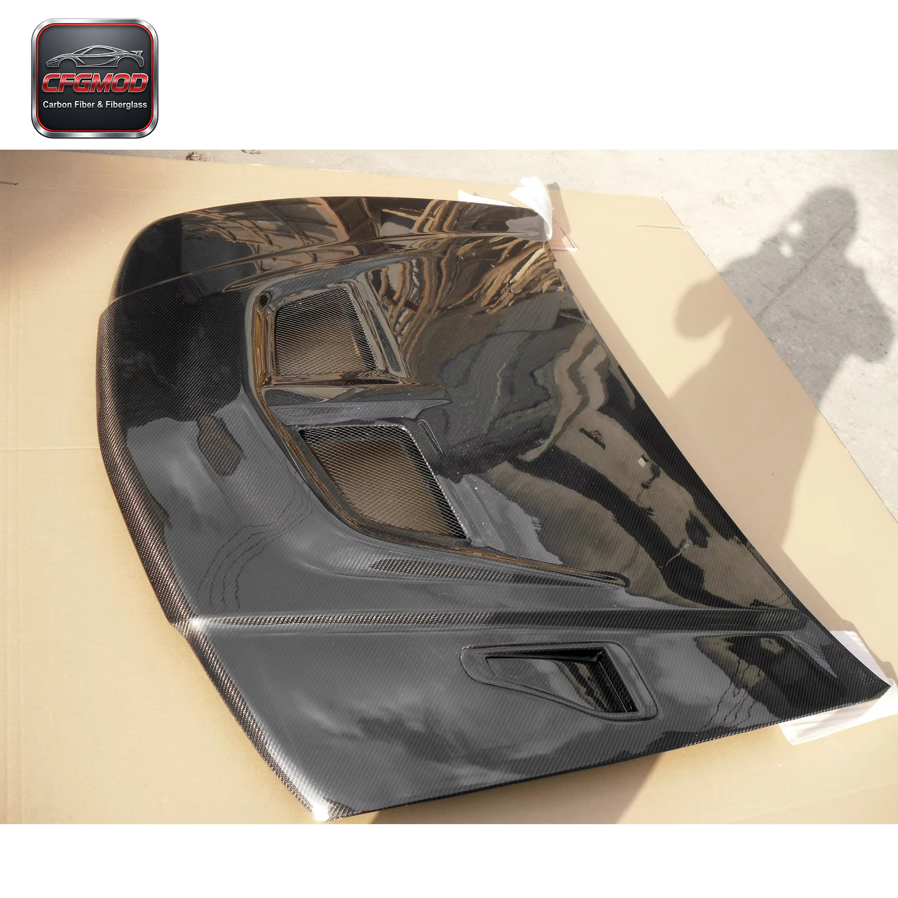 Factory Direct Sales Perfect Fit Carbon Fiber Evolution Evo 5 6 OEM Style Hood CF — 5