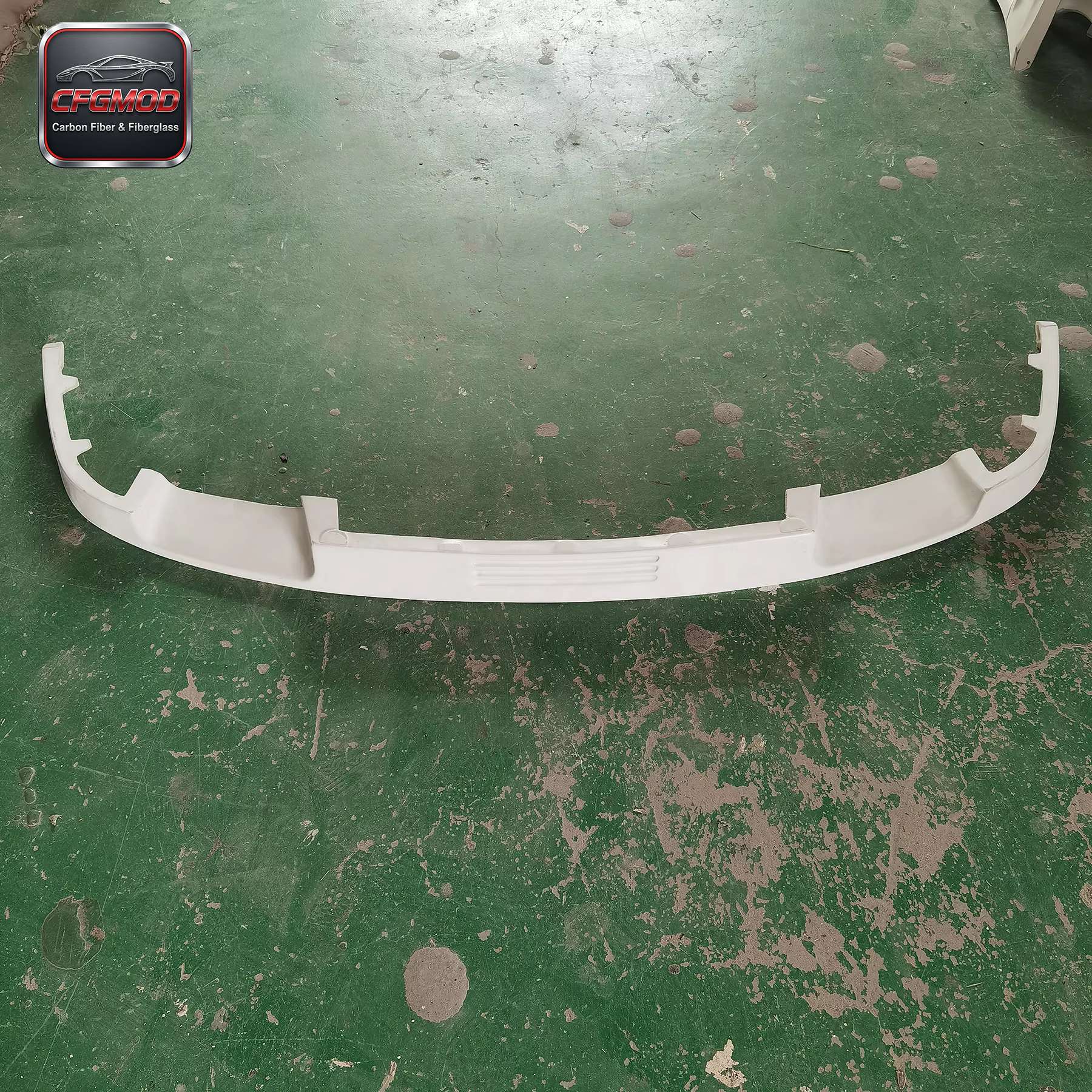 Glass Fiber OEM Style Front Lip Splitter White Fit for CF 1993-1996 Evolution EVO 1-3 — 3