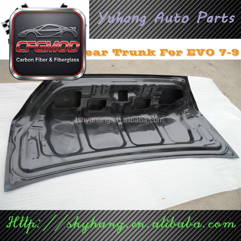 FOR Evolution EVO 7 8 9 Carbon Fiber Vortex Generator Roof Spoiler CF — 6