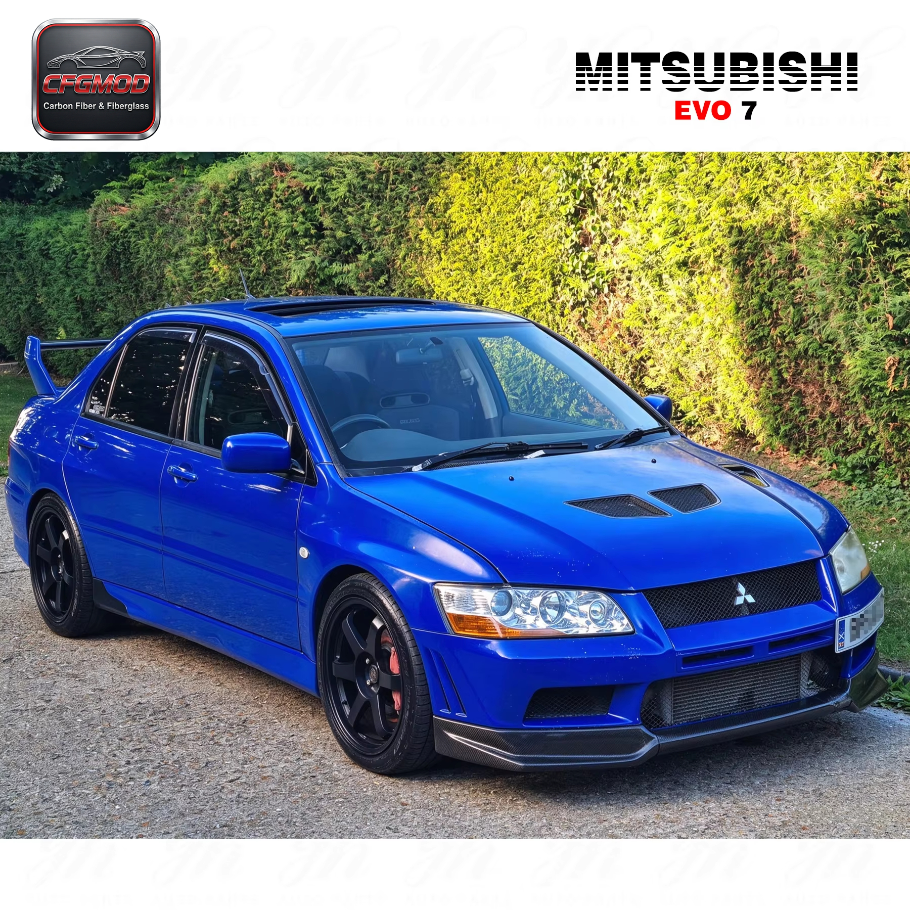New 2001-2002 Mitsubishi Evolution EVO 7 Front Lip — 5