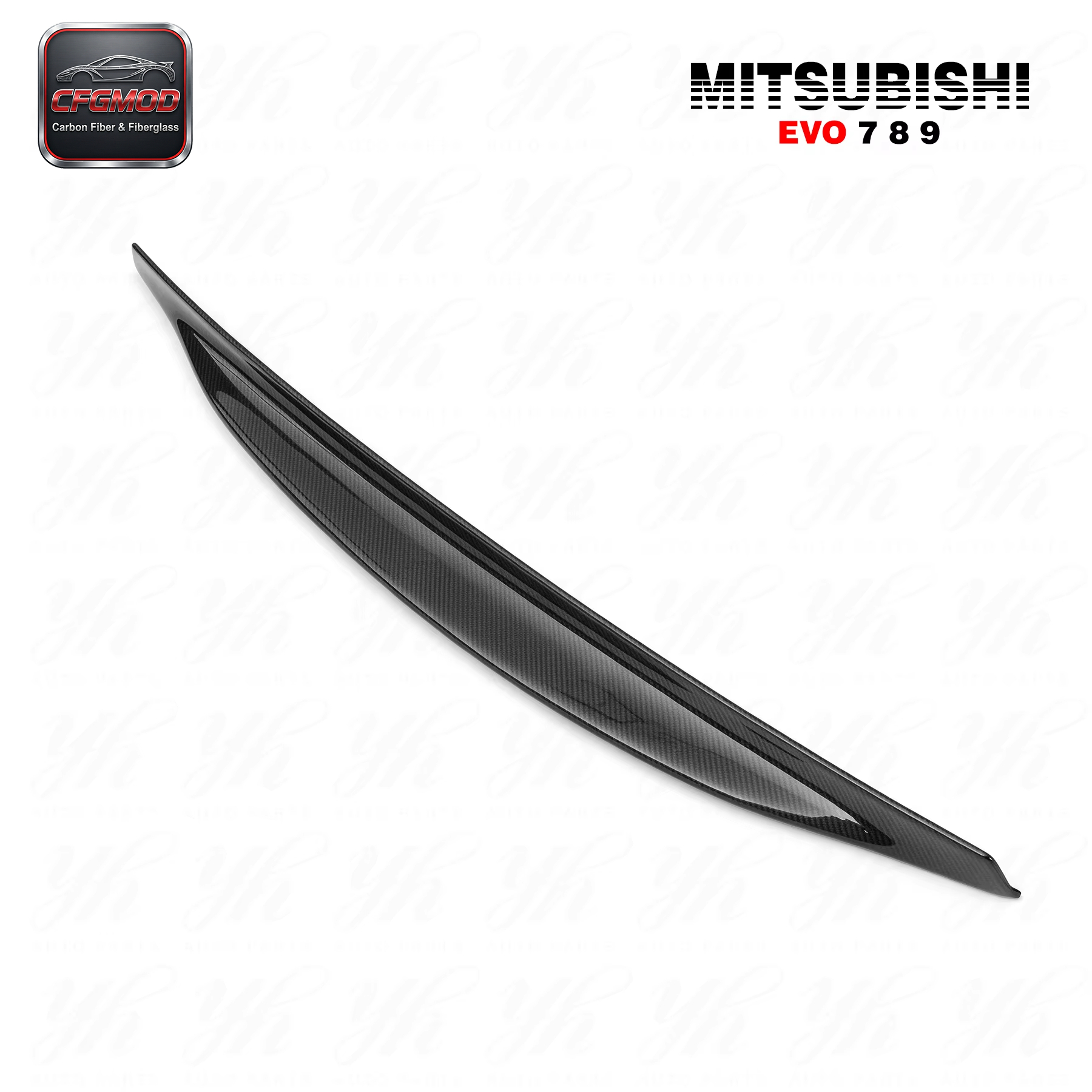 For 2001-2007 Lancer Evo Evolution 7 8 9 DO-LUCK Style DUCKBILL SPOILER — 4