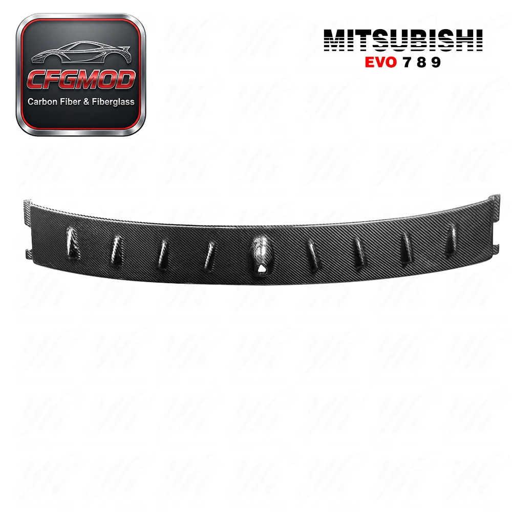 Black Carbon Fiber Rear Roof Spoiler Wing for 2001-2007 Lancer Evolution EVO 7 8 9 Vortex Air Generator Brand — 2