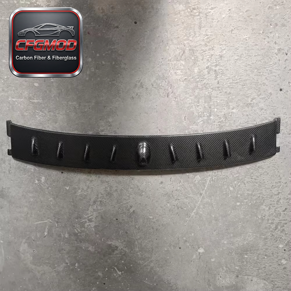 Black Carbon Fiber Rear Roof Spoiler Wing for 2001-2007 Lancer Evolution EVO 7 8 9 Vortex Air Generator Brand — 9