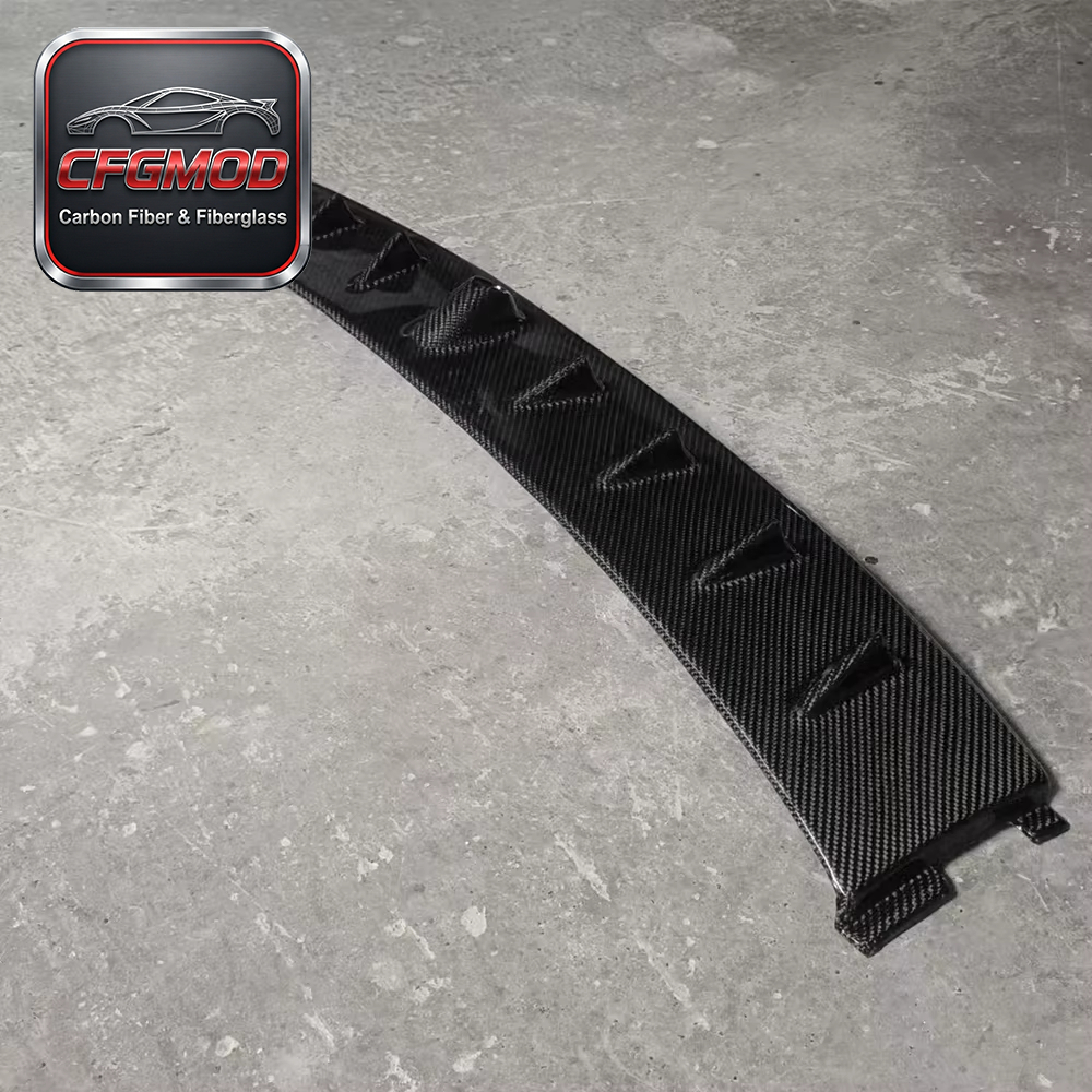 Black Carbon Fiber Rear Roof Spoiler Wing for 2001-2007 Lancer Evolution EVO 7 8 9 Vortex Air Generator Brand — 10