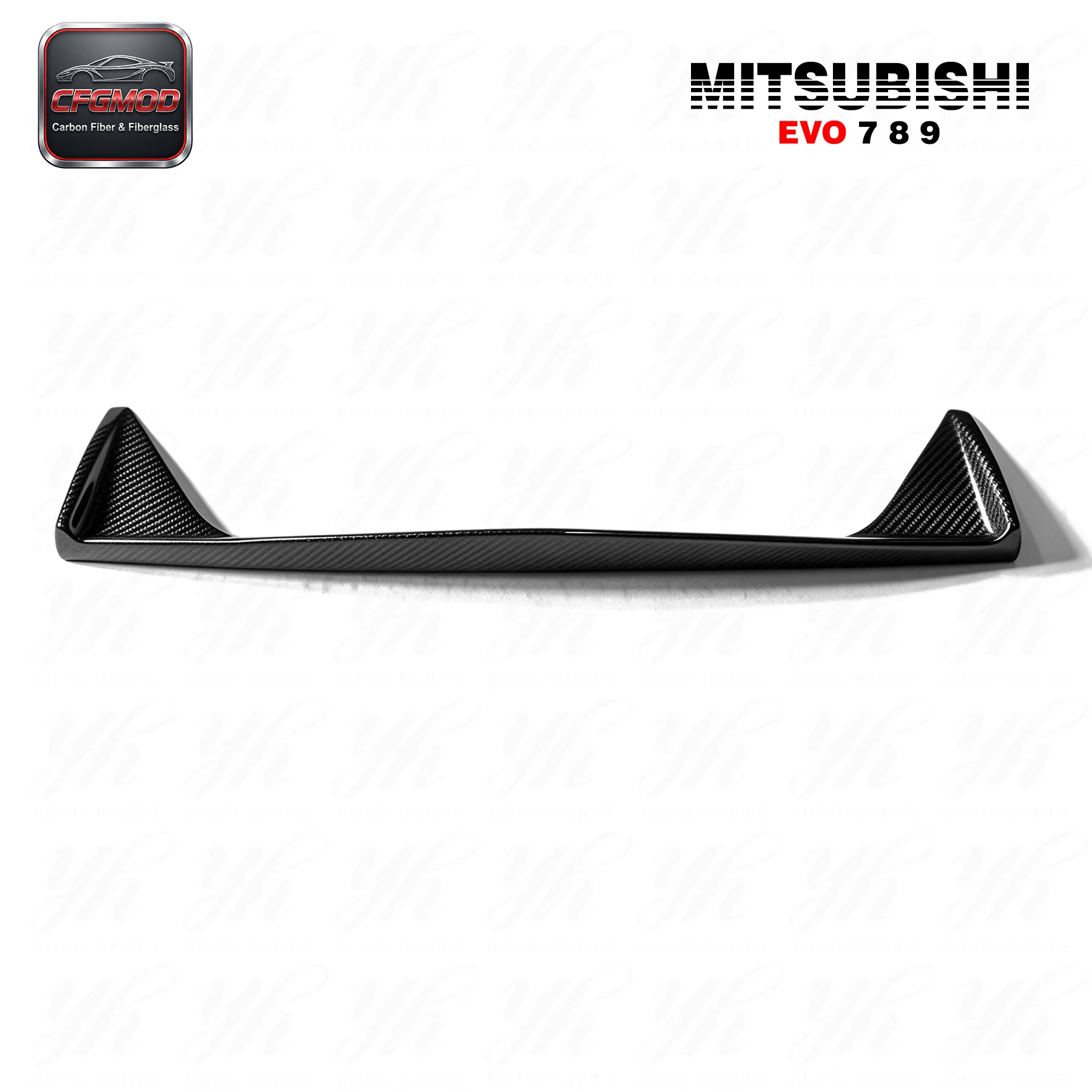 FRP Glass Fiber Original Spoiler Needs to Be Remove for 2001-2007 Evolution 7 8 9 VS Rear Trunk Spoiler Wing — 2
