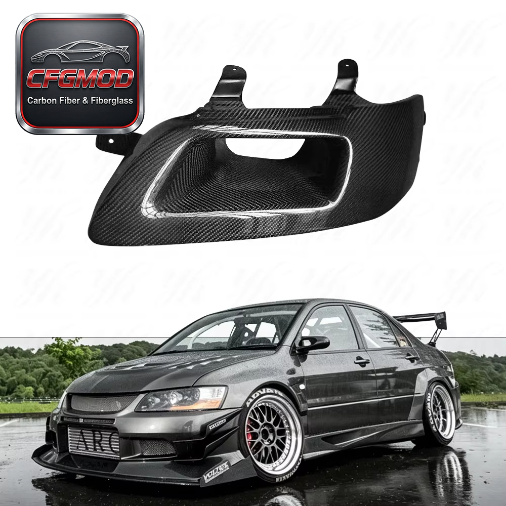 Carbon Fiber Black High Quality Evolution EVO 7-9 1990-1992 LHS Block-Out Headlight Replacement 1pcs CF — 1