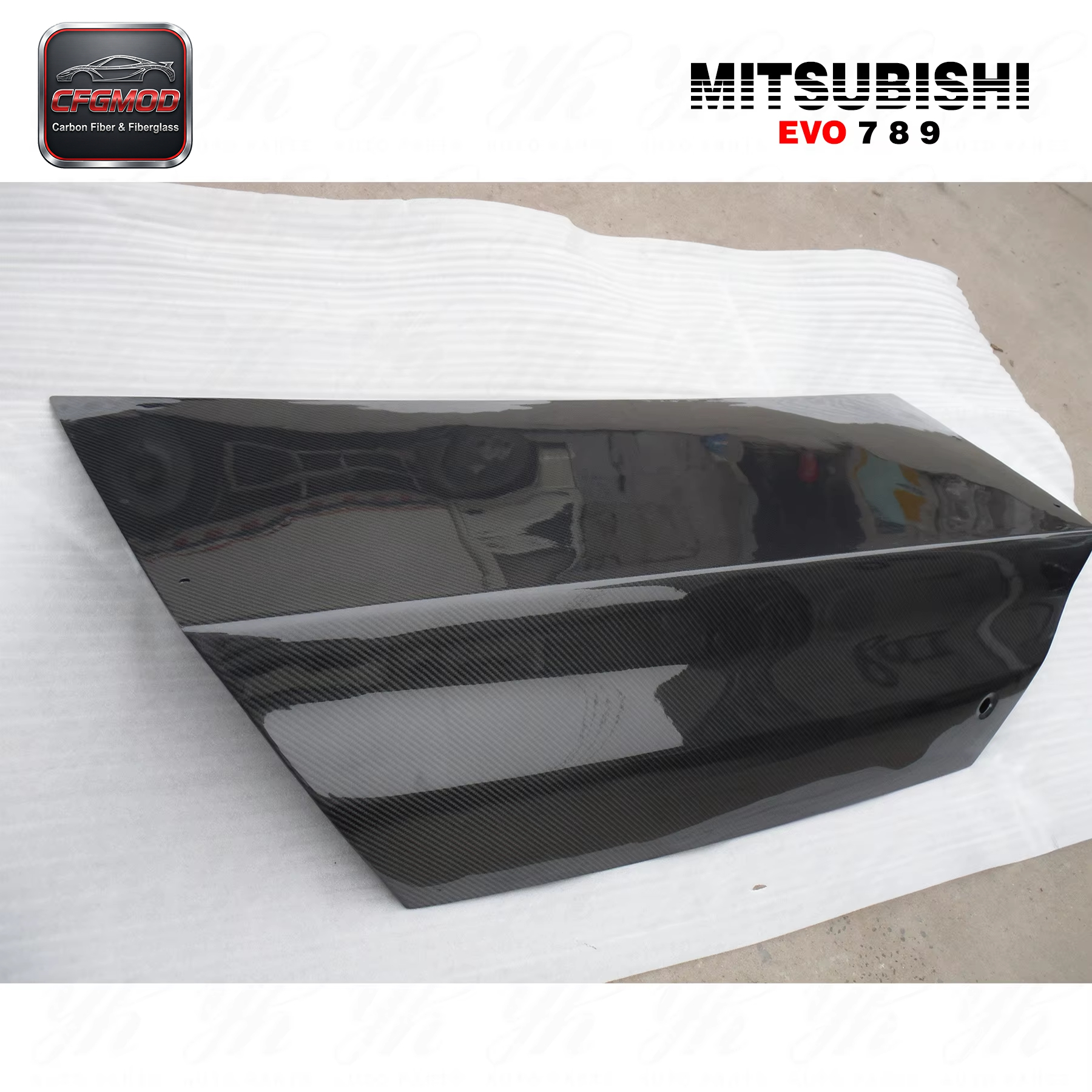 Carbon Fiber CF Rear Trunk Bootlid for EVO 7 8 9 OEM Style — 7
