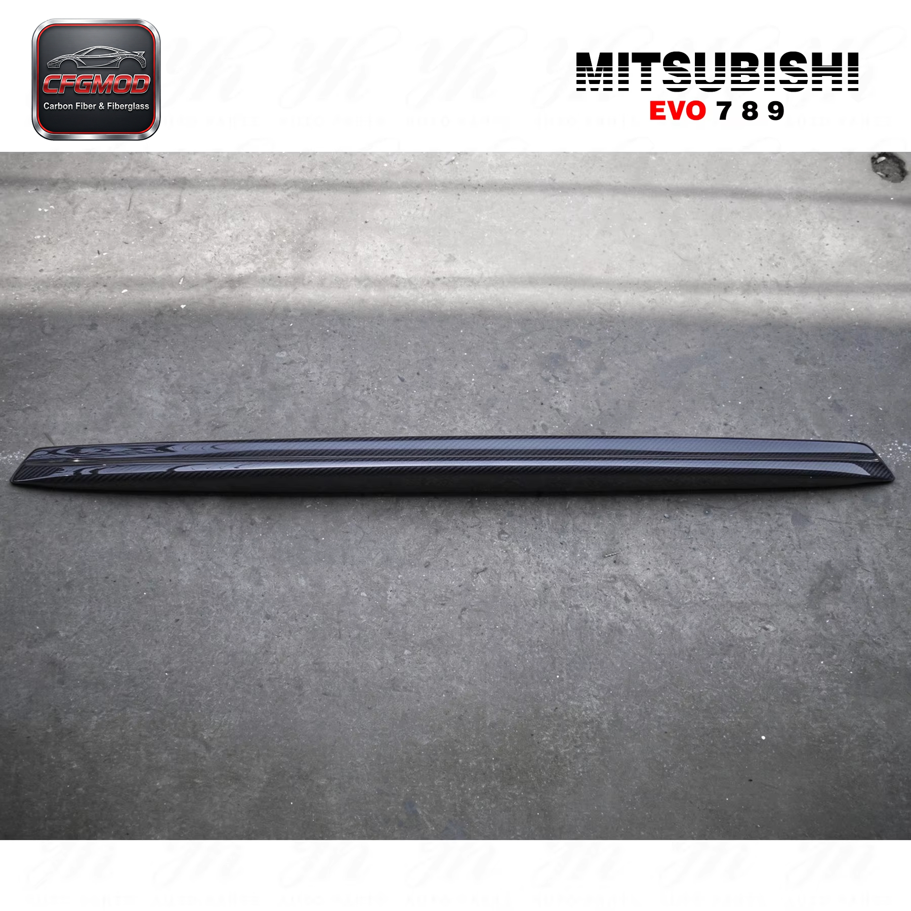 Carbon Fiber CF Rear Trunk Spoiler Wing for Evolution EVO 7 8 9 TYPE 2 (No Need to Remove Original One) — 6