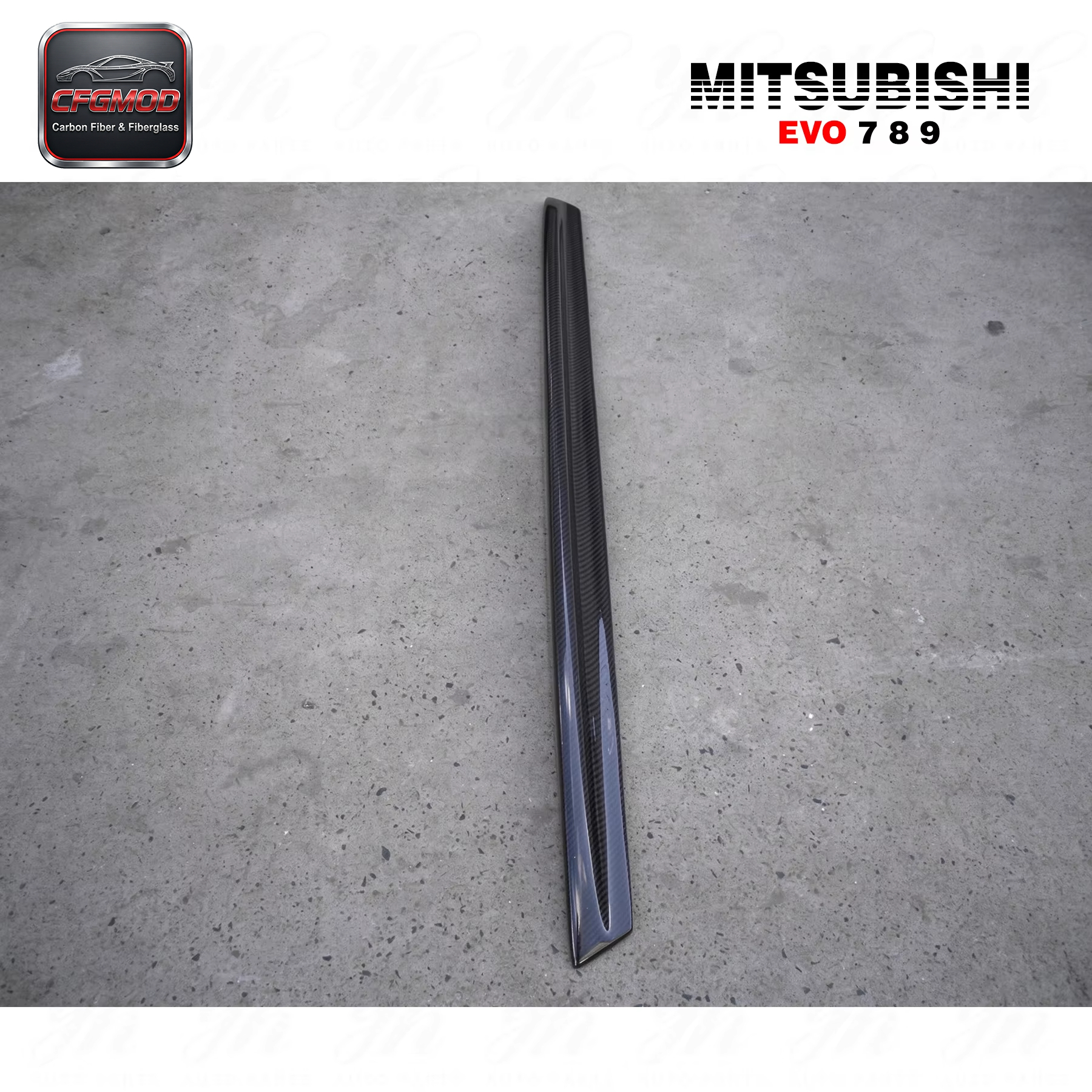 Carbon Fiber CF Rear Trunk Spoiler Wing for Evolution EVO 7 8 9 TYPE 2 (No Need to Remove Original One) — 10
