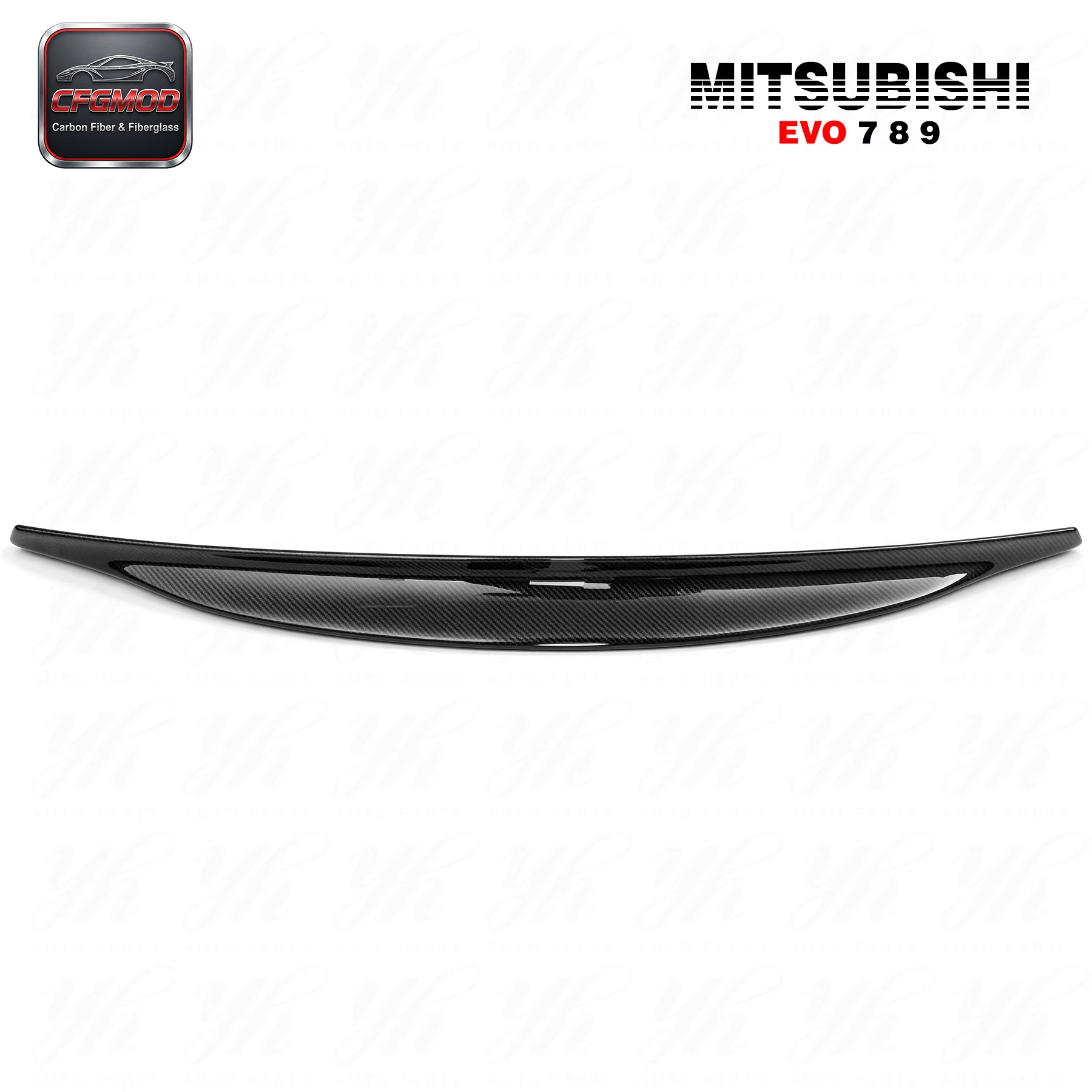 Carbon Fiber Do Luck Rear Trunk Spoiler Wing Duckbill for 2001-2007 Evolution EVO 7 8 9 Original Spoiler Needs to Be Removed — 6