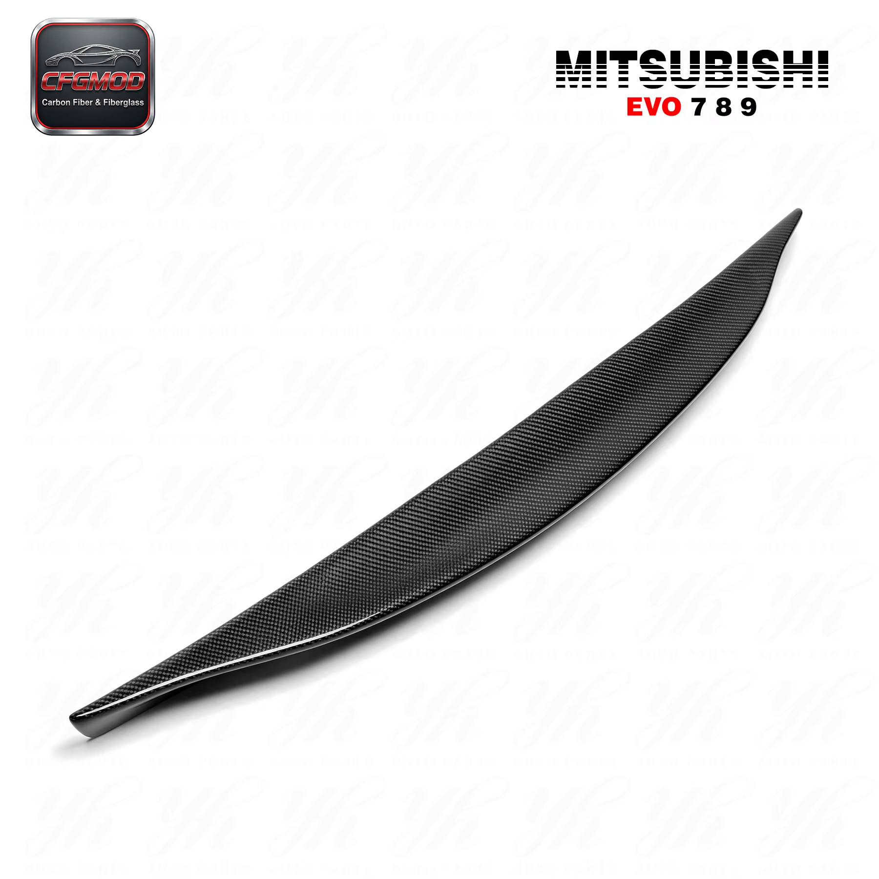 Carbon Fiber Do Luck Rear Trunk Spoiler Wing Duckbill for 2001-2007 Evolution EVO 7 8 9 Original Spoiler Needs to Be Removed — 7