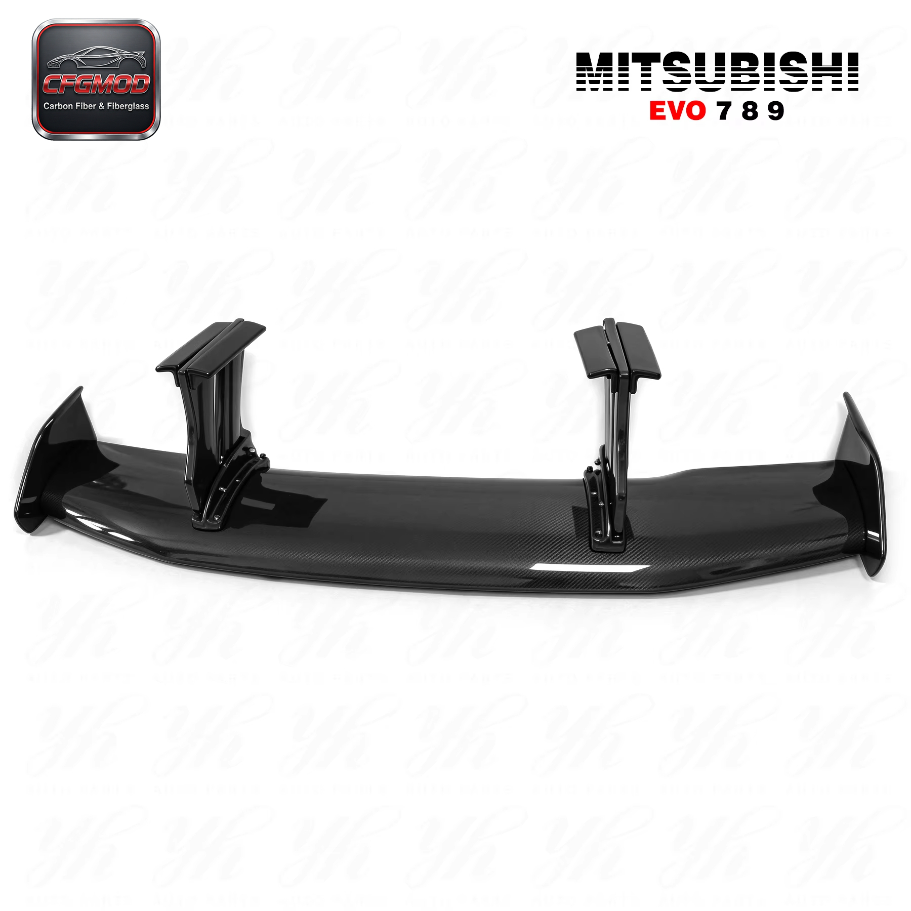 Carbon Fiber VS Rear GT Spoiler Wing for CF Evolution EVO 7 8 9 — 4