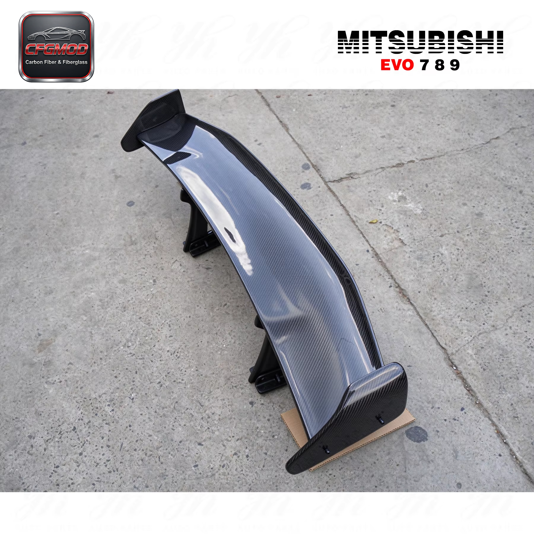 CF Carbon Fiber GT Rear Spoiler Wing for Evolution EVO 7 8 9 VS 140 cm — 7