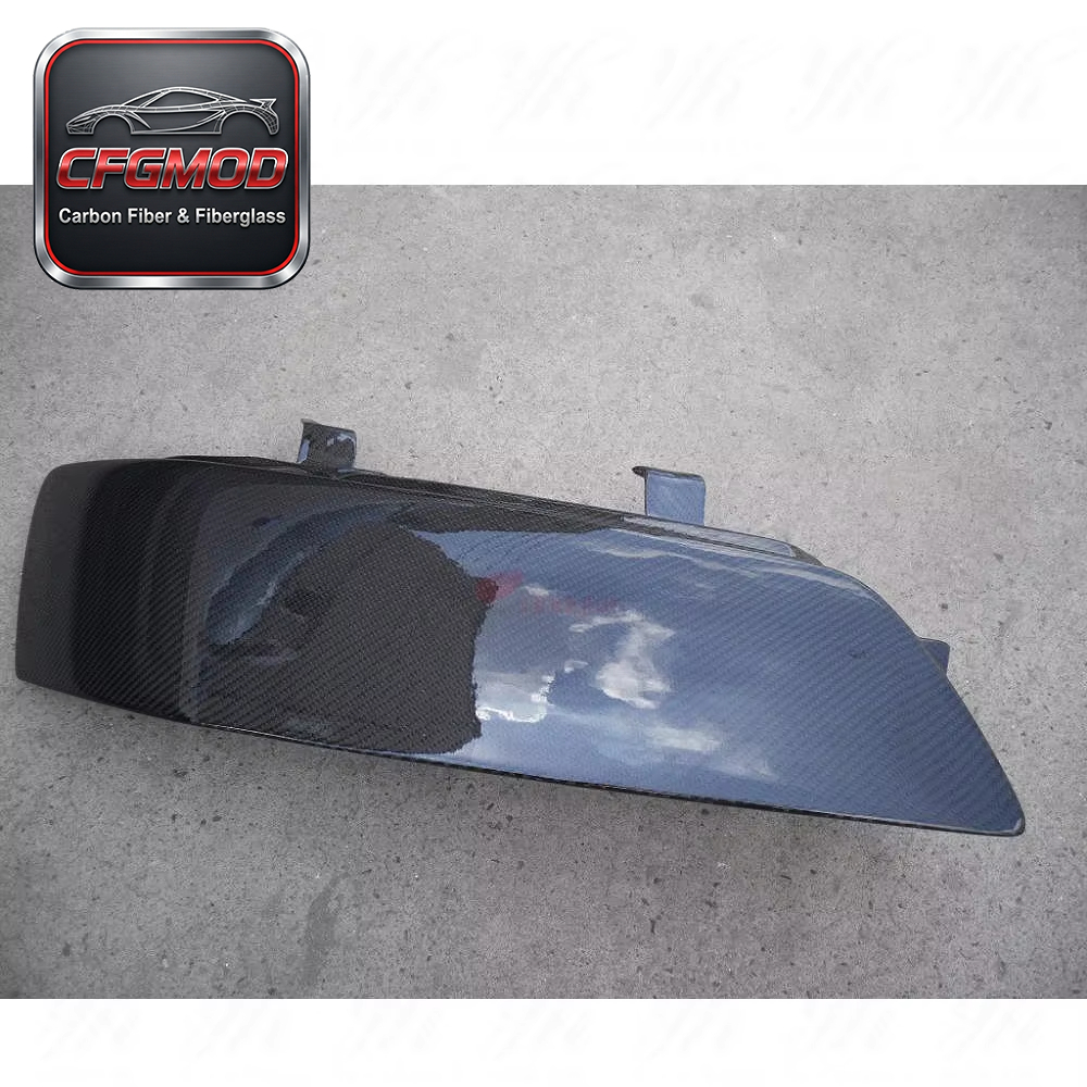 For Lancer Evolution EVO 7 8 9 Block-off Headlight Replacement Carbon Fiber CF — 5