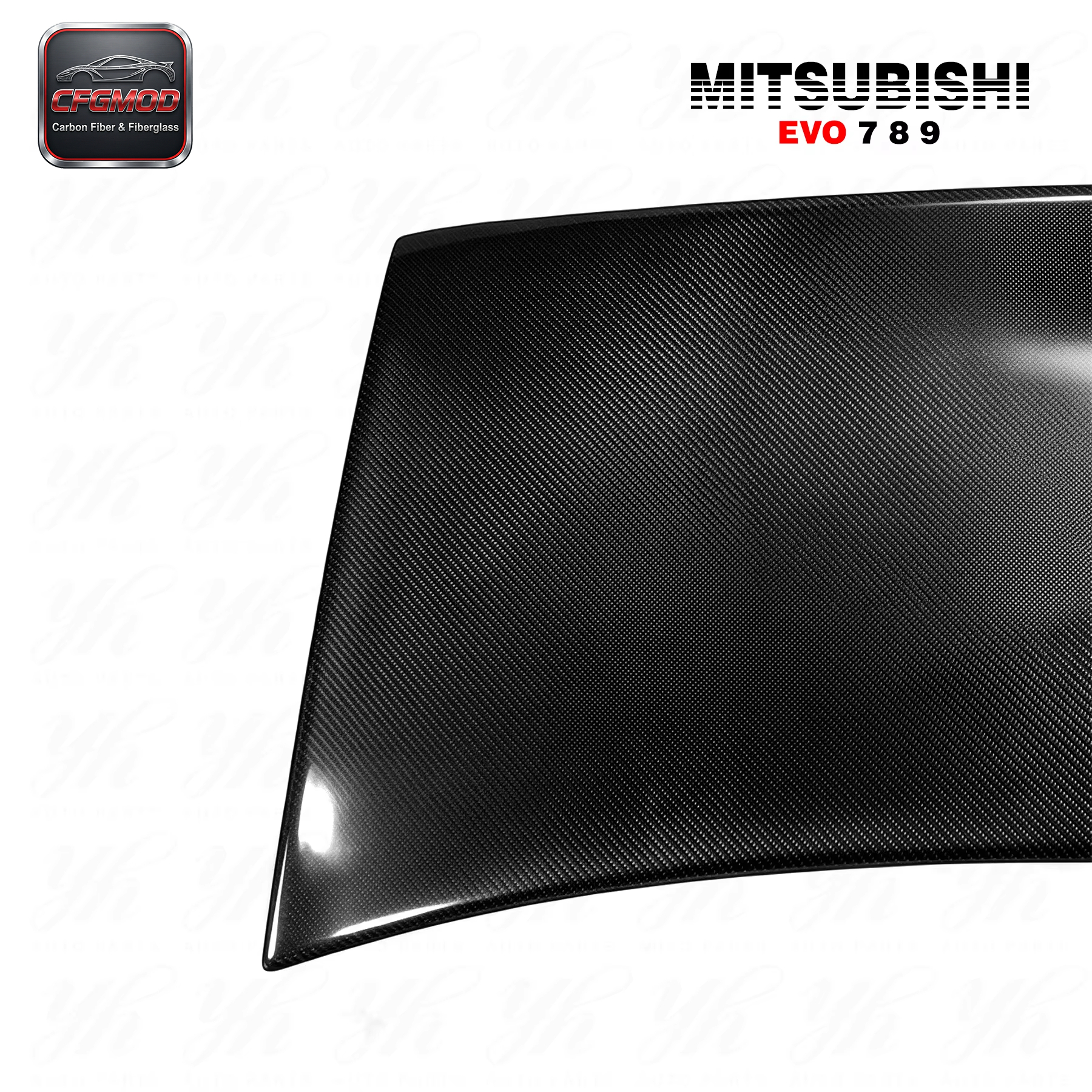 OEM Rear Trunk Bootlid for Evolution EVO 7 8 9 Lancer Carbon Fiber CF Model — 5