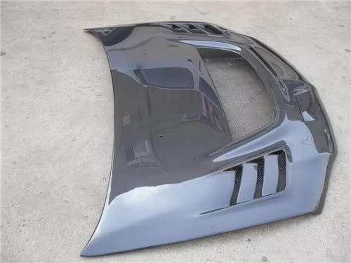 For Evo 8 OEM Carbon Fiber Engine Hood CF — 3