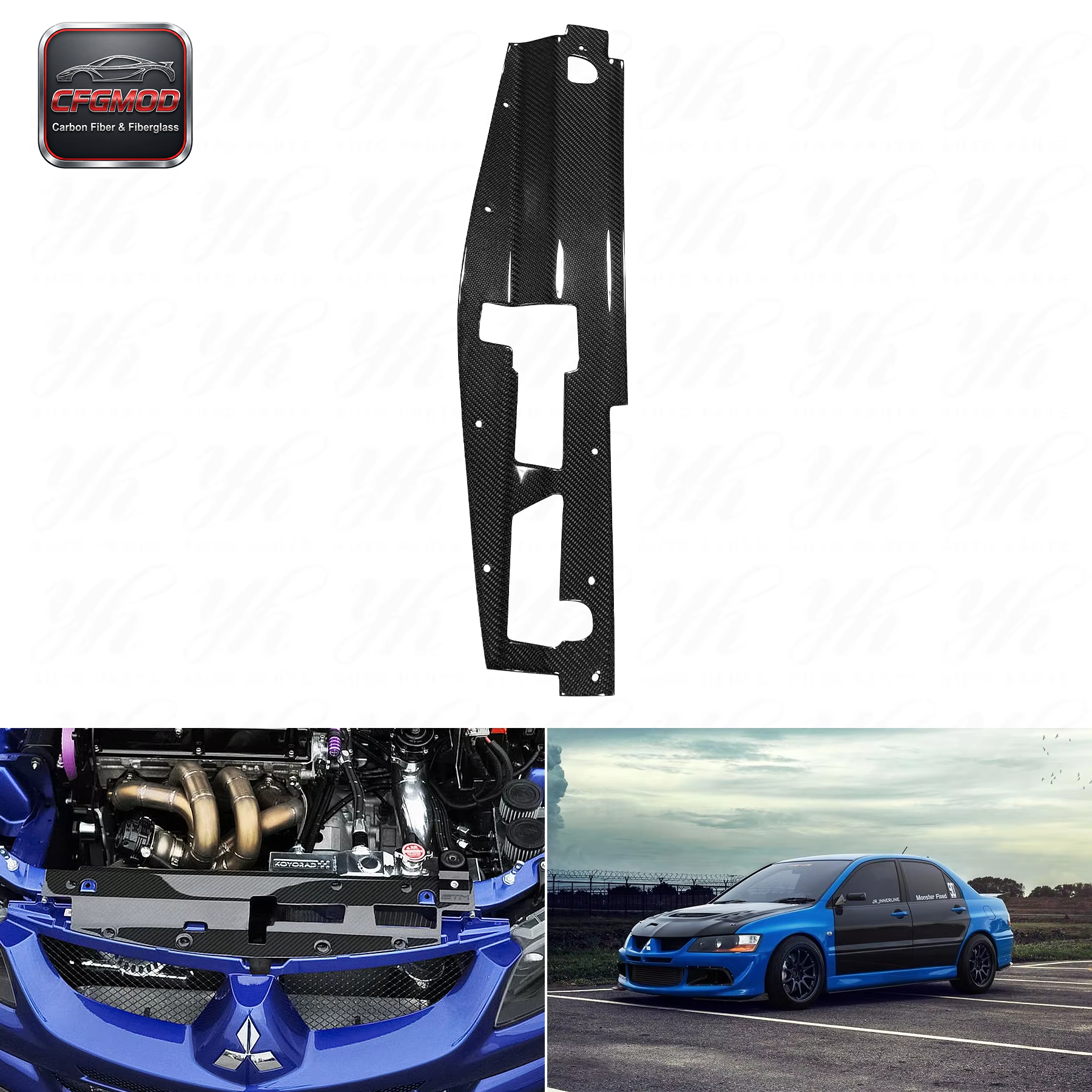 FOR Evolution EVO 8 Carbon Fiber Cooling Panel — 4