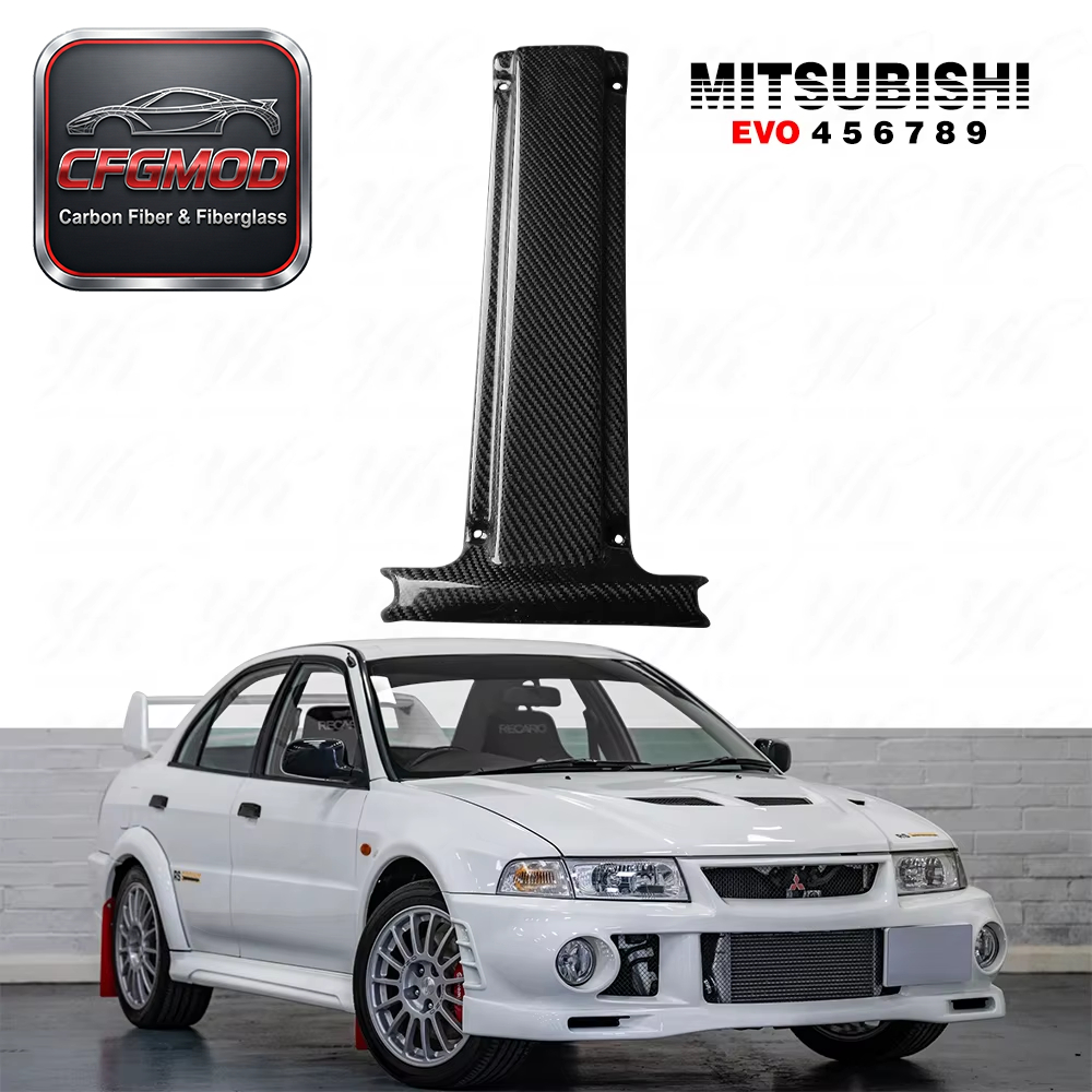 For Lancer Evolution 4-8 4G63 CT9A Engine Plug Cover Carbon Fibre — 2