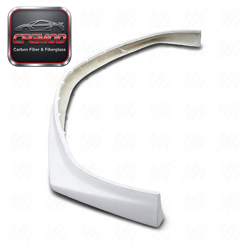 White High Quality Glass Fiber Ralliart Front Lip for EVO 8 with 100% Fitment — 1