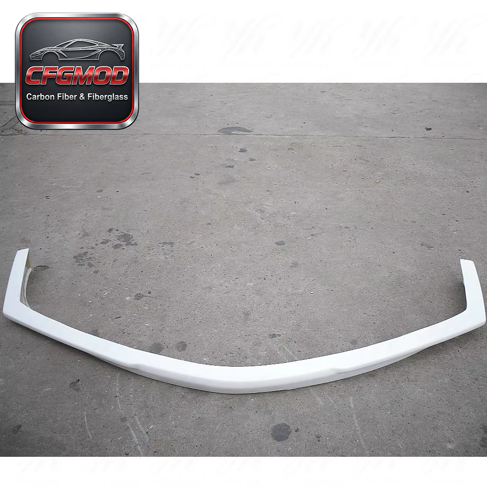 White High Quality Glass Fiber Ralliart Front Lip for EVO 8 with 100% Fitment — 3