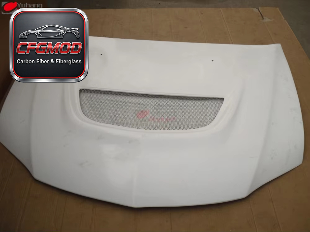 New Glass Fiber Hood for 2003-2007 Evo EVO 8 9 OEM Fitment White FRP Bonnet — 2