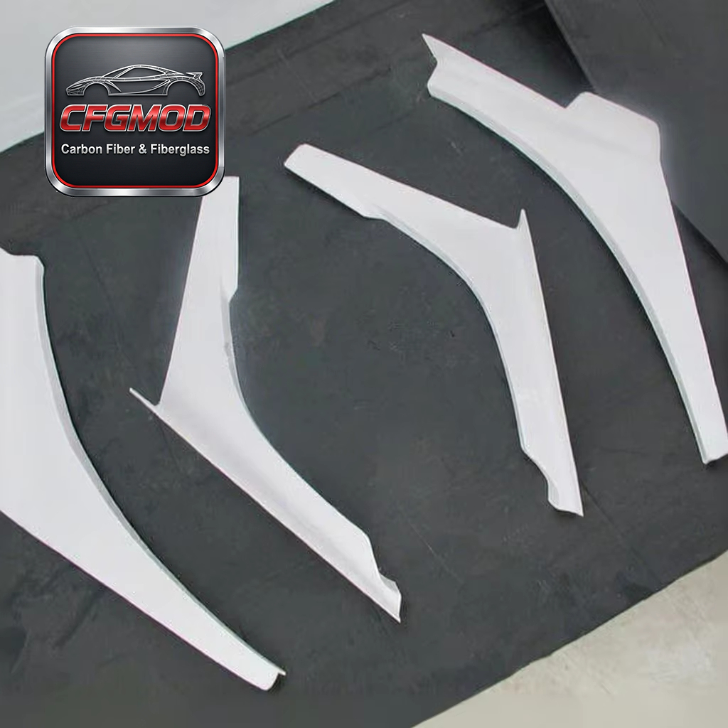 4pcs FRP Track Canards for Lancer Evolution 7-9 EVO Custom Performance Enhancement Model — 2