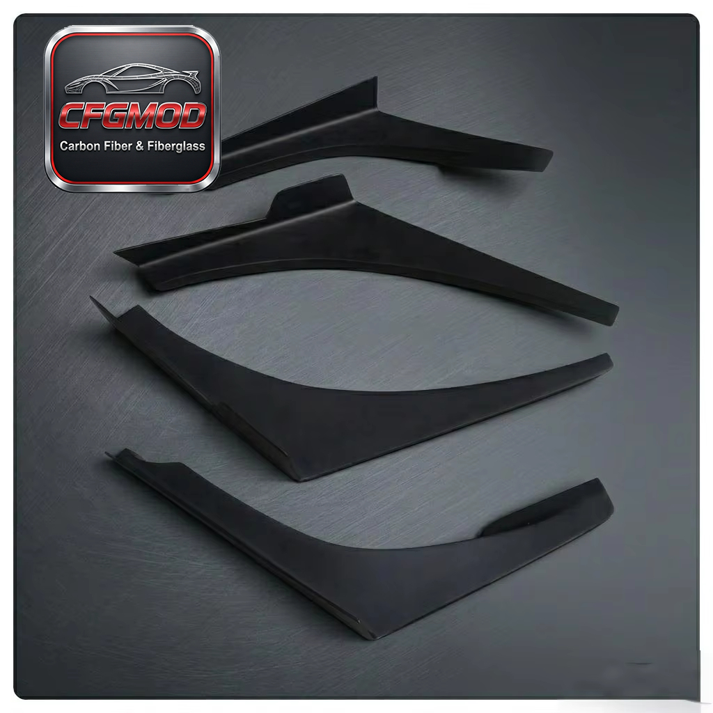 4pcs FRP Track Canards for Lancer Evolution 7-9 EVO Custom Performance Enhancement Model — 4