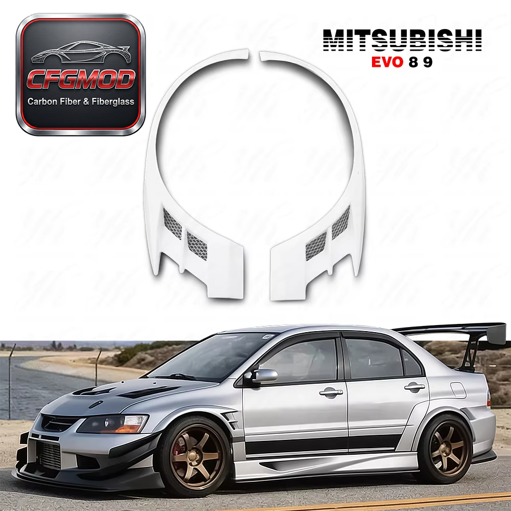For Evolution EVO 8-9 VC Style Glass Fiber Front Fender FRP — 1