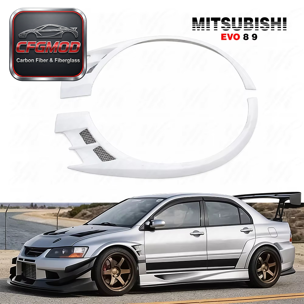 For Evolution EVO 8-9 VC Style Glass Fiber Front Fender FRP — 2