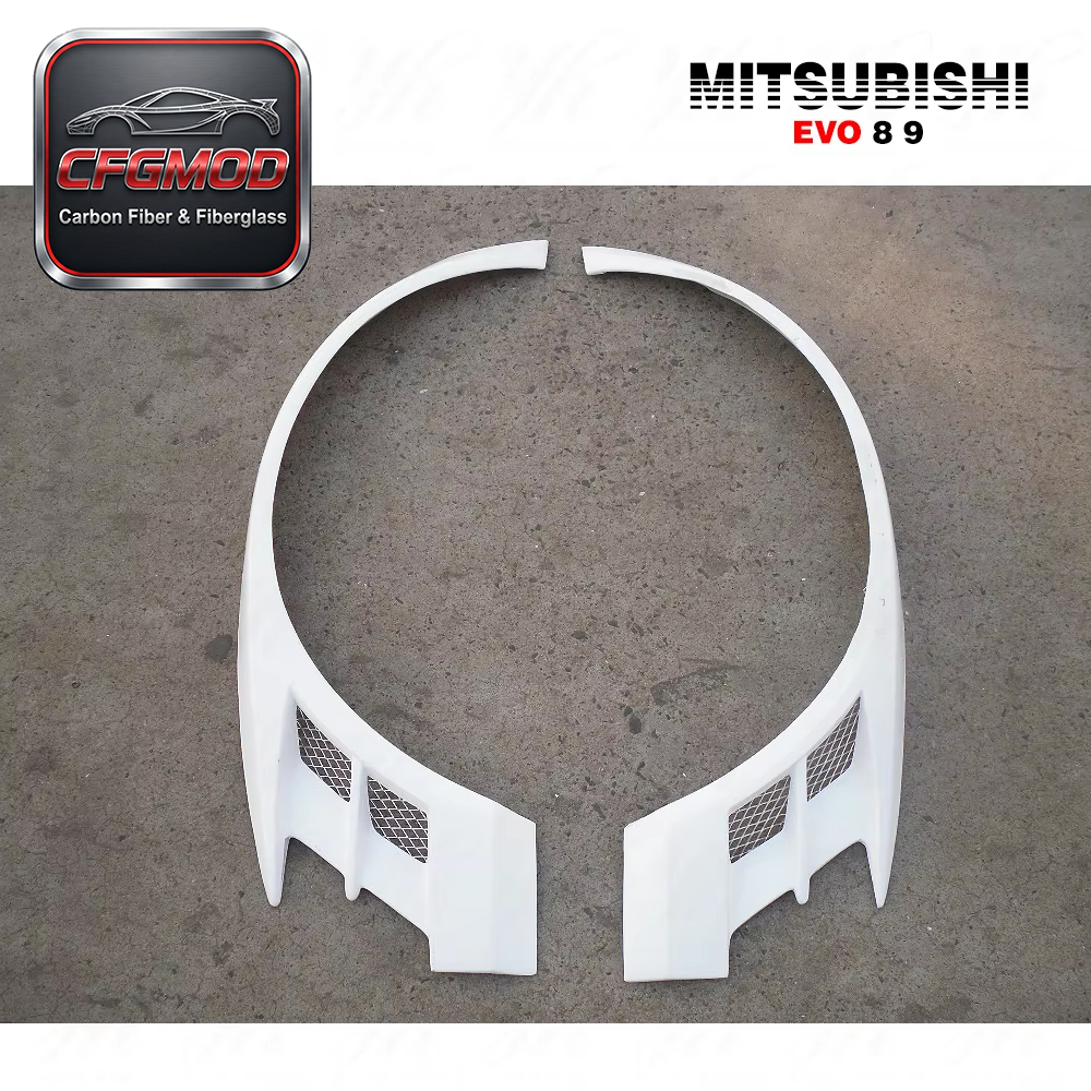 For Evolution EVO 8-9 VC Style Glass Fiber Front Fender FRP — 5
