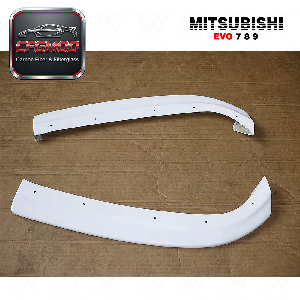For Evolution EVO 7 EVO 8 EVO 9 JDM Style Carbon Fiber Rear Bumper Extension — 6