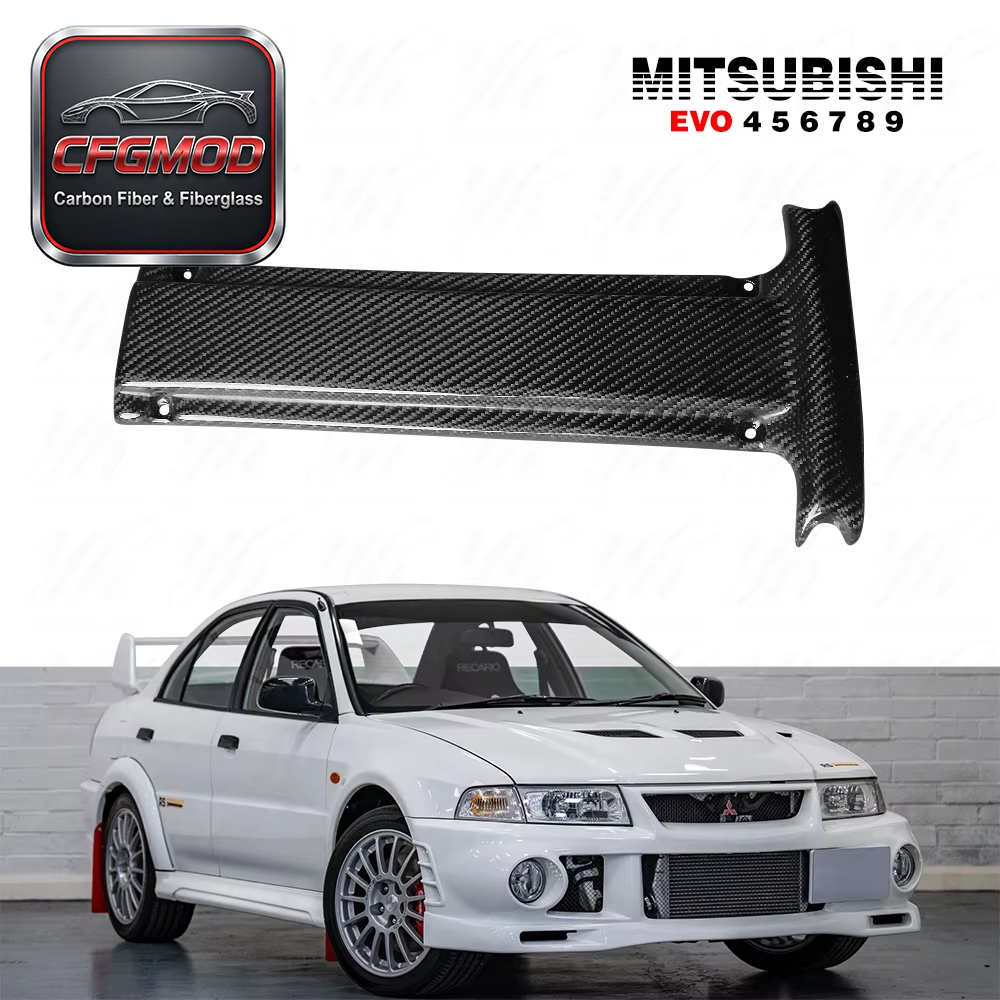 For EVO 9 Carbon Fiber Luxury High Quality Black Engine Plug Cover — 3