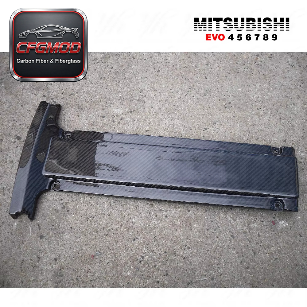 For EVO 9 Carbon Fiber Luxury High Quality Black Engine Plug Cover — 9