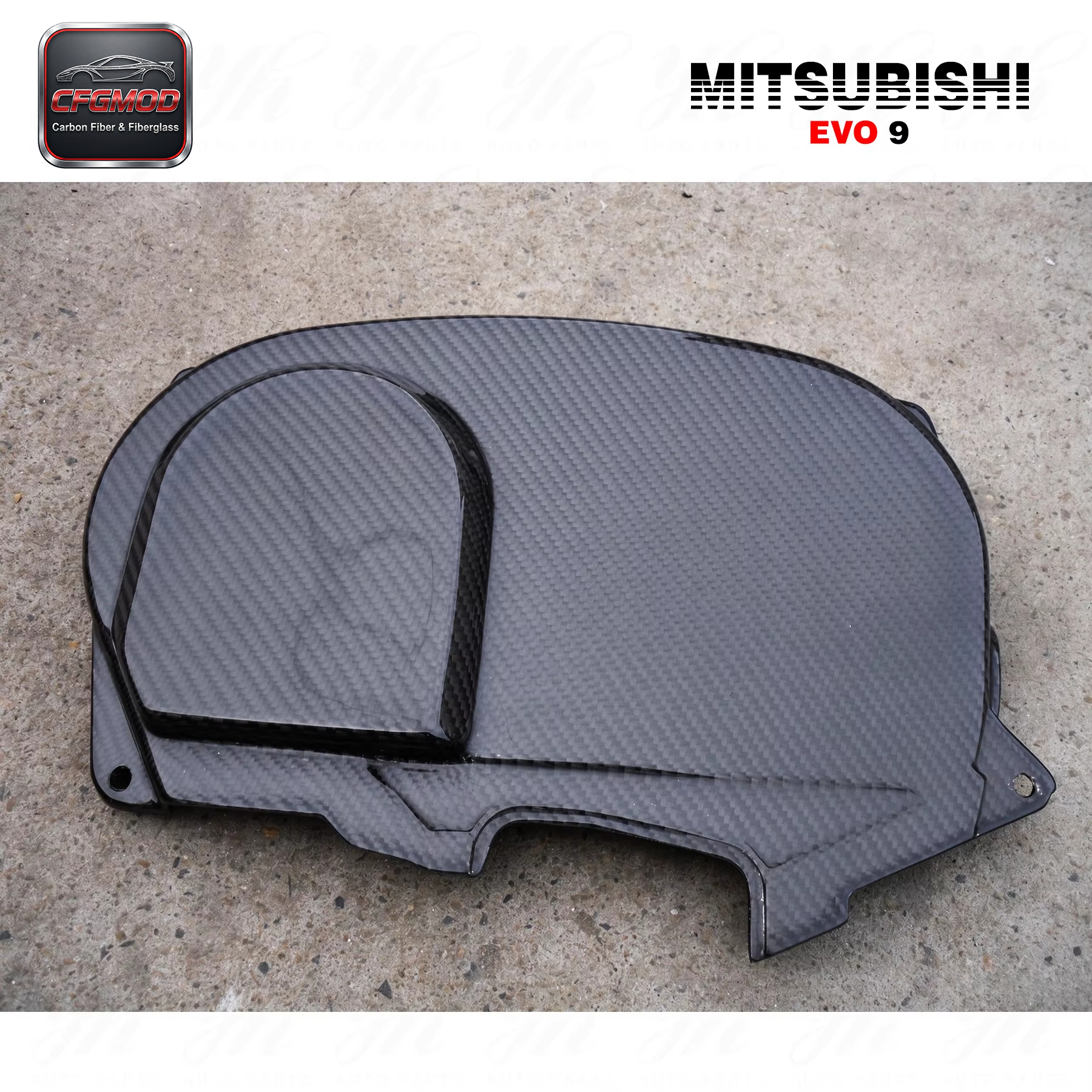For 2006-2007 Lancer Evolution 9 EVO 9 Cam Cover Carbon Fiber CF — 4