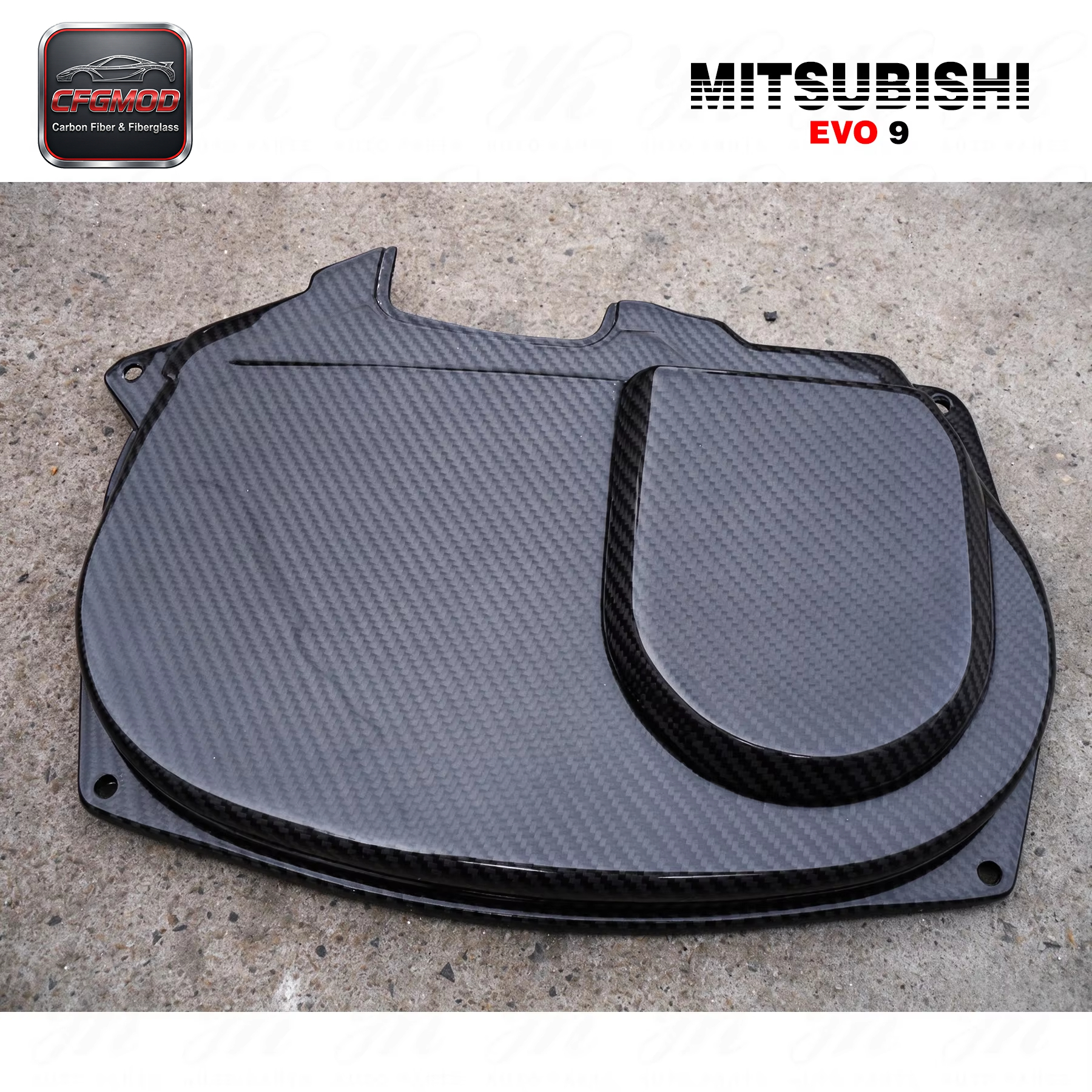 For 2006-2007 Lancer Evolution 9 EVO 9 Cam Cover Carbon Fiber CF — 5