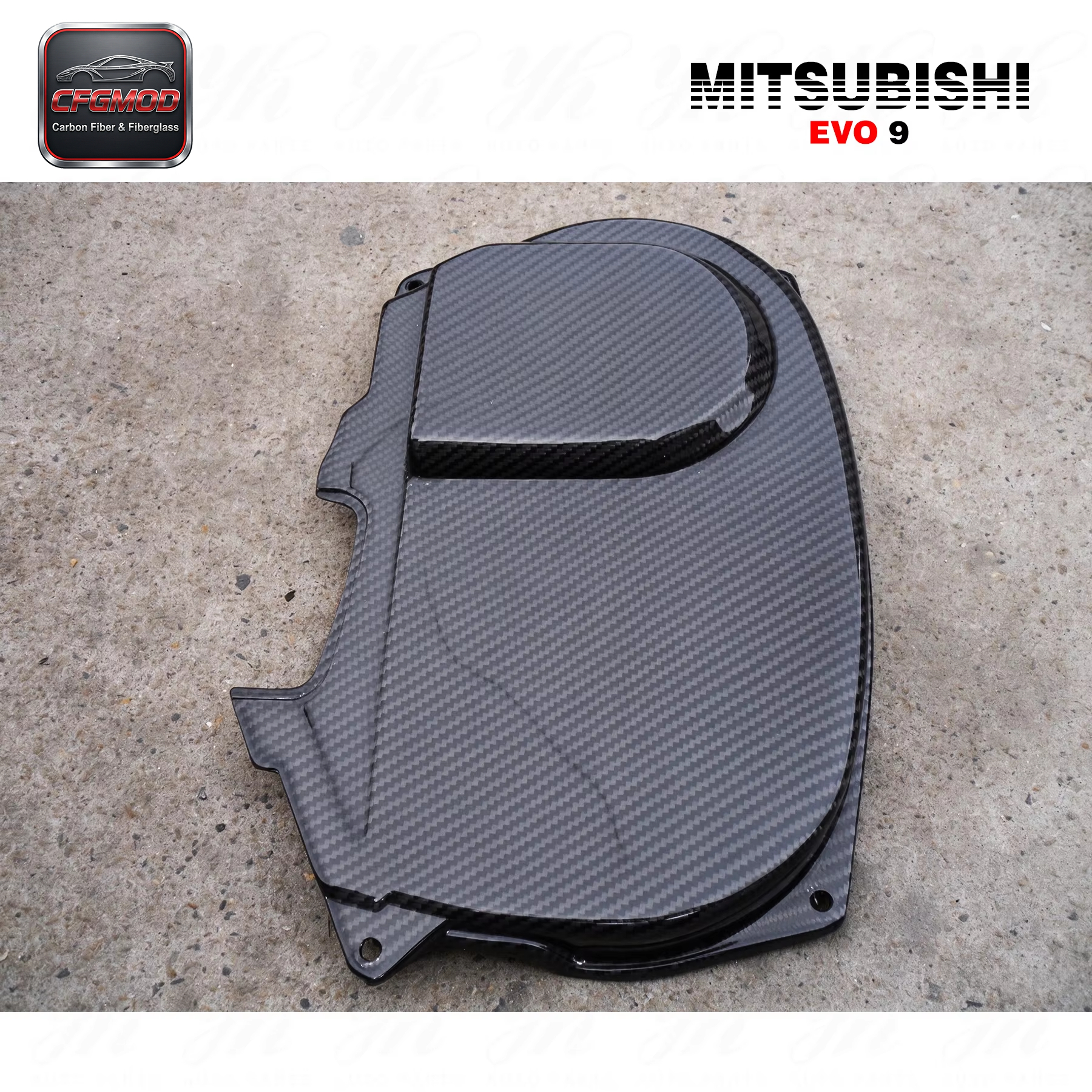 For 2006-2007 Lancer Evolution 9 EVO 9 Cam Cover Carbon Fiber CF — 6