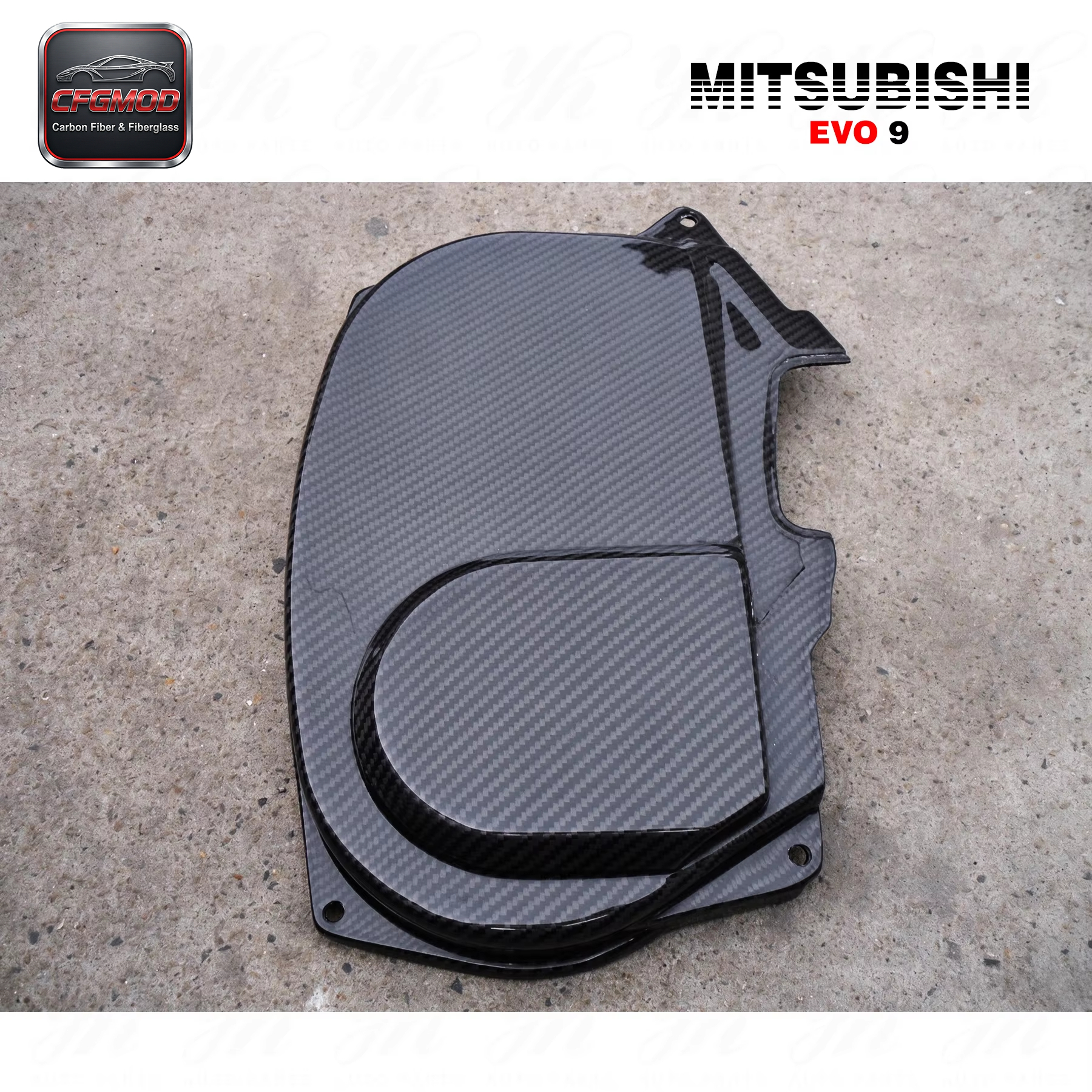 For 2006-2007 Lancer Evolution 9 EVO 9 Cam Cover Carbon Fiber CF — 7