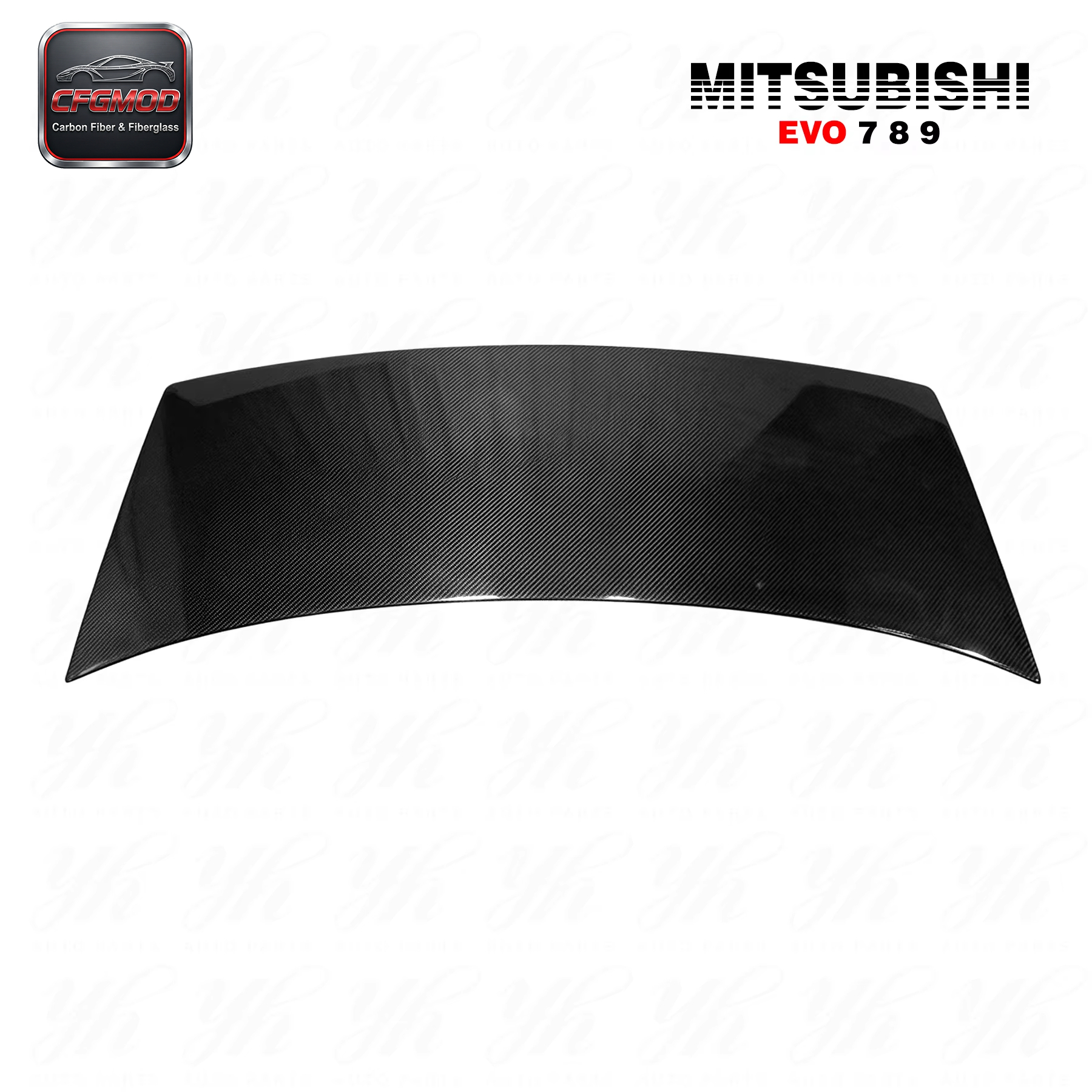 FOR EVO 7 8 9 High Quality Lightweight Carbon Fiber Rear Trunk with Easy Installation — 4