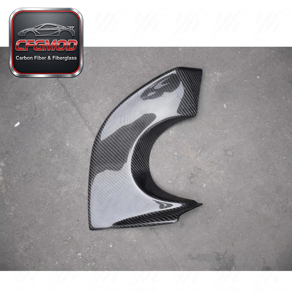 FOR Lancer Evolution 9 JM High Quality New Carbon Fiber Exhaust Heat Shield Black Easy Installation (Fits OEM Rear Bumper) — 5