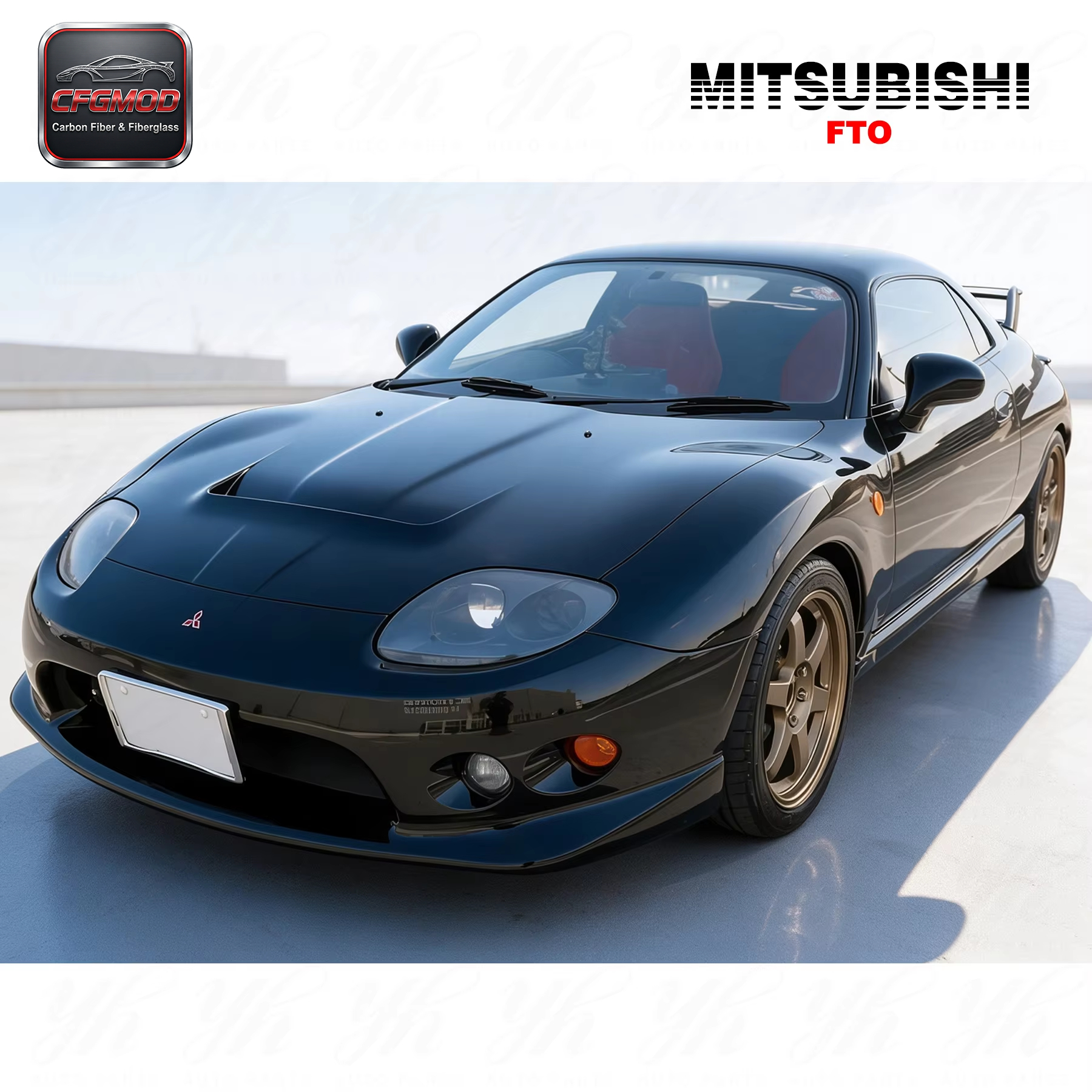 Carbon Fiber FTO OEM Style Door Sill (Pair) CF — 2