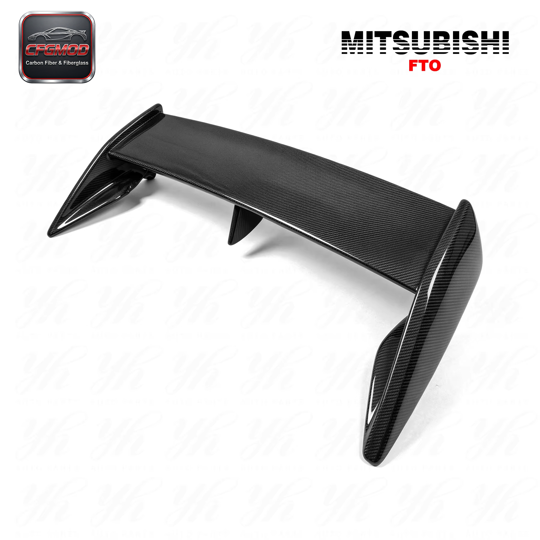 For FTO Version-R Carbon Fiber Single Deck Rear Wing Spoiler Mitsubishi 1995-2000 — 3
