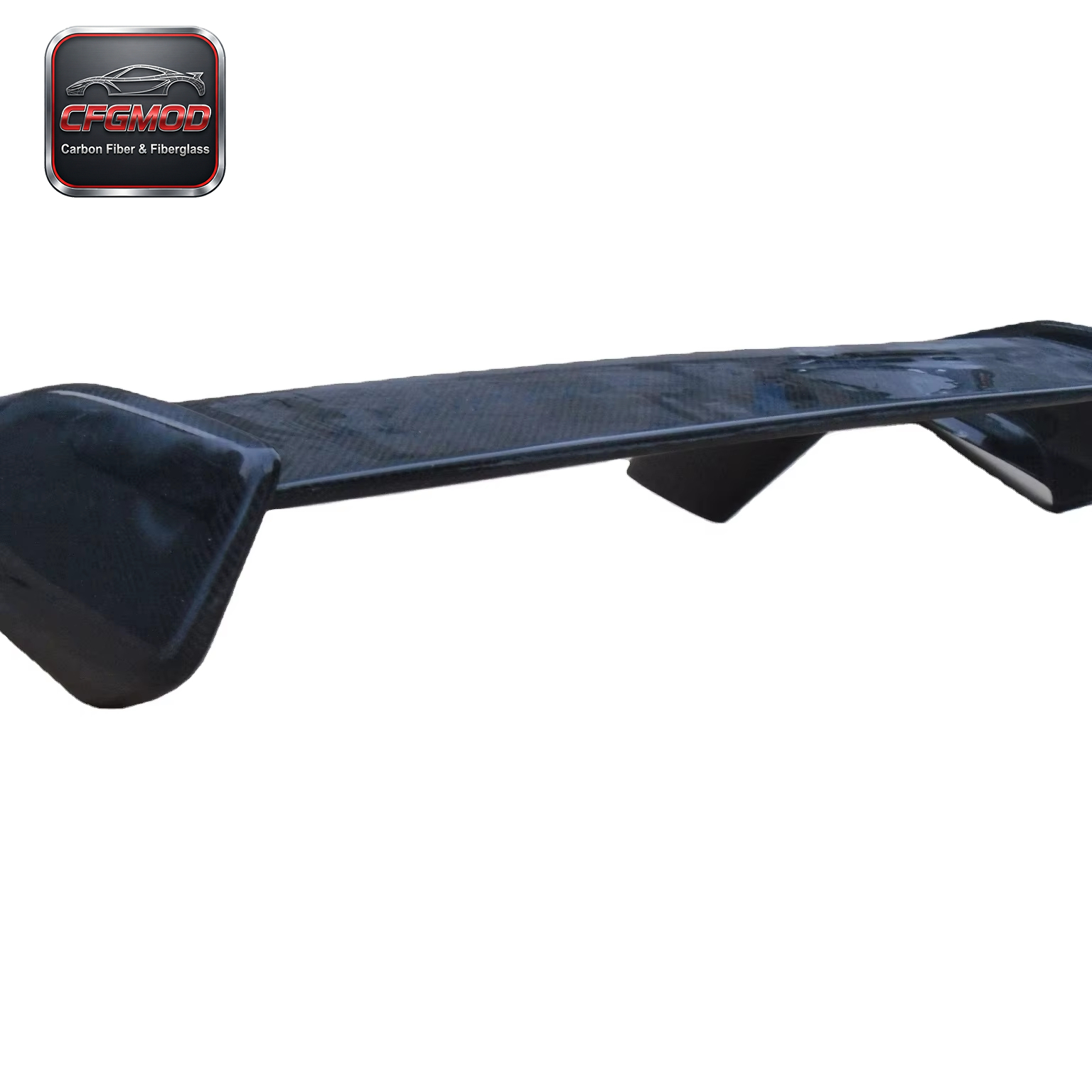 For 1995-2000 FTO Version-R Style Carbon Fiber Rear Spoiler Wing — 1