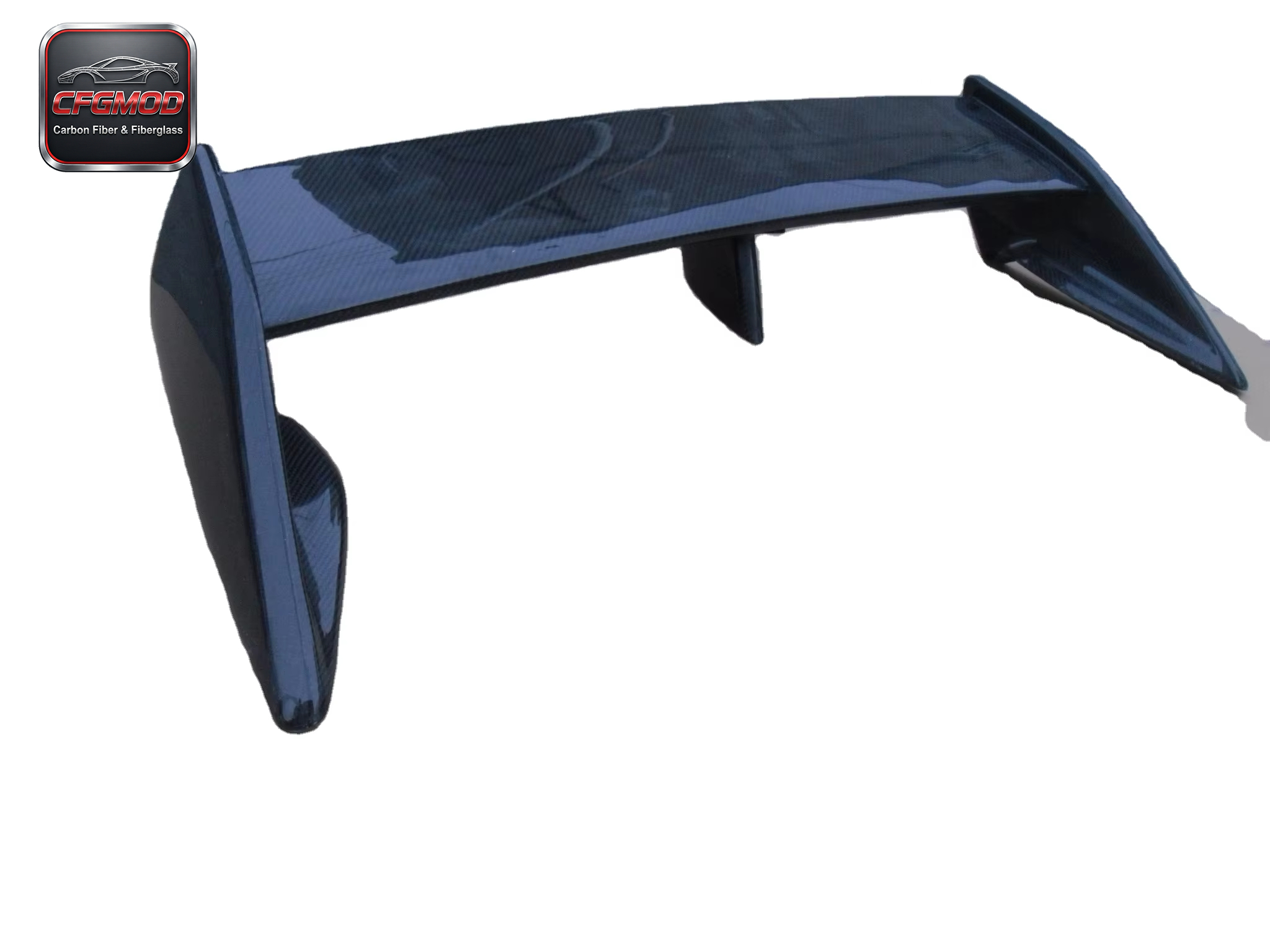 For 1995-2000 FTO Version-R Style Carbon Fiber Rear Spoiler Wing — 4