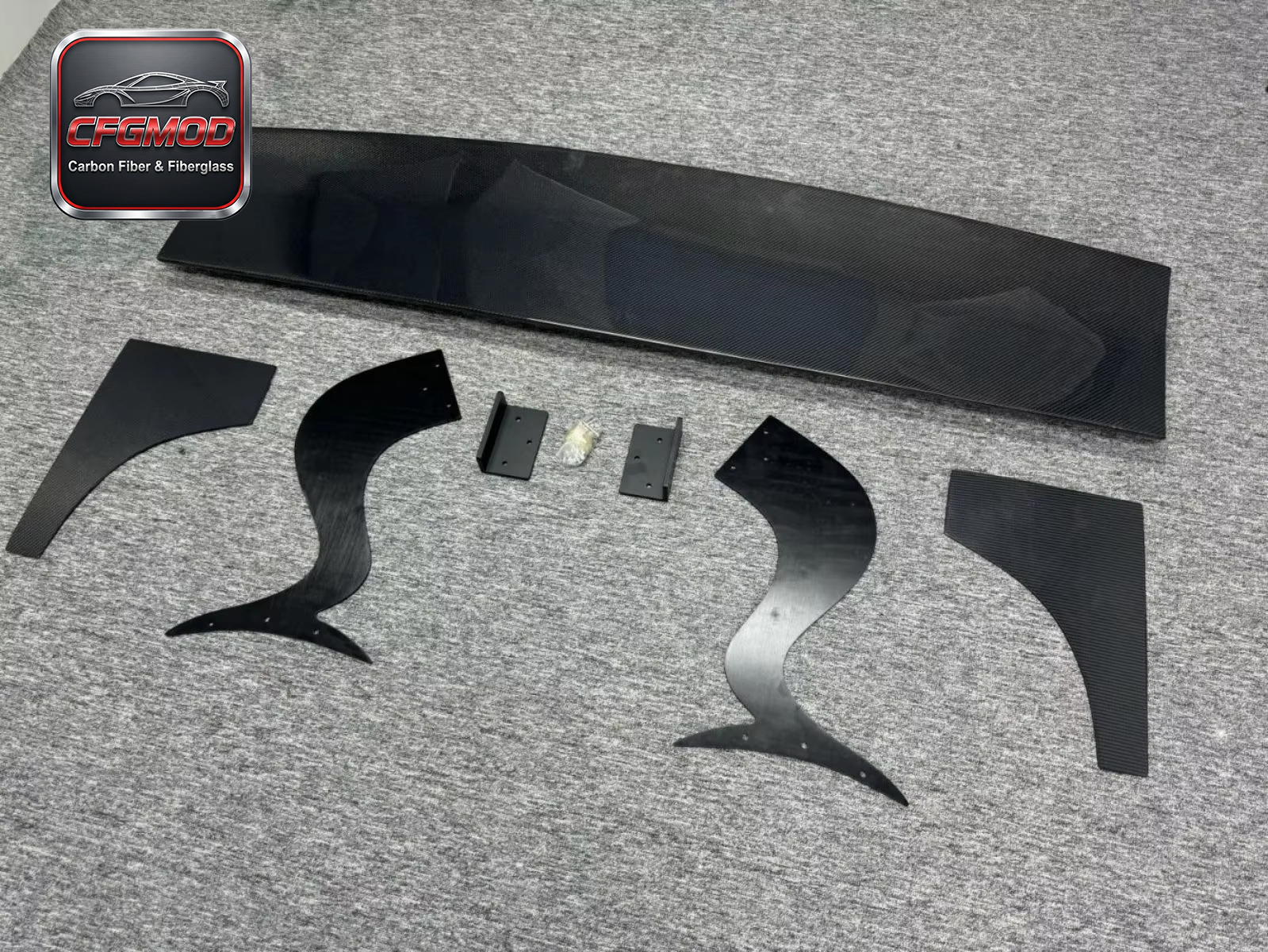 Carbon Fiber R Design GT Rear Wing Spoiler for Ford Mustang 2015-2023 Modification Accessories — 7