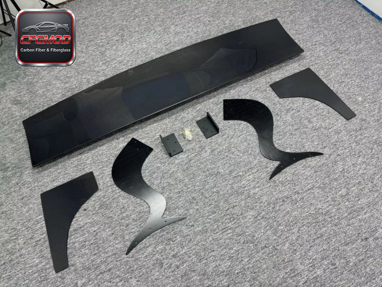 Carbon Fiber R Design GT Rear Wing Spoiler for Ford Mustang 2015-2023 Modification Accessories — 8