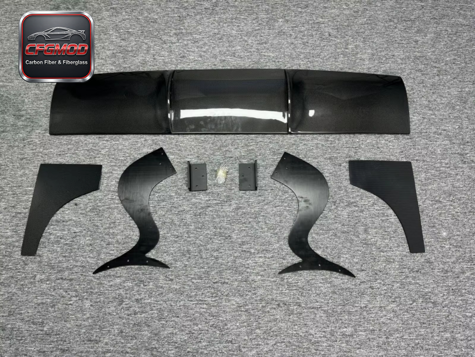 Carbon Fiber R Design GT Rear Wing Spoiler for Ford Mustang 2015-2023 Modification Accessories — 9
