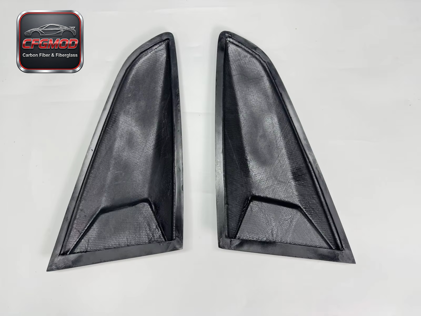 Carbon Fiber R Design Rear Side Window Louver Shutter Cover for Ford Mustang 2015-2023 Accessories — 8