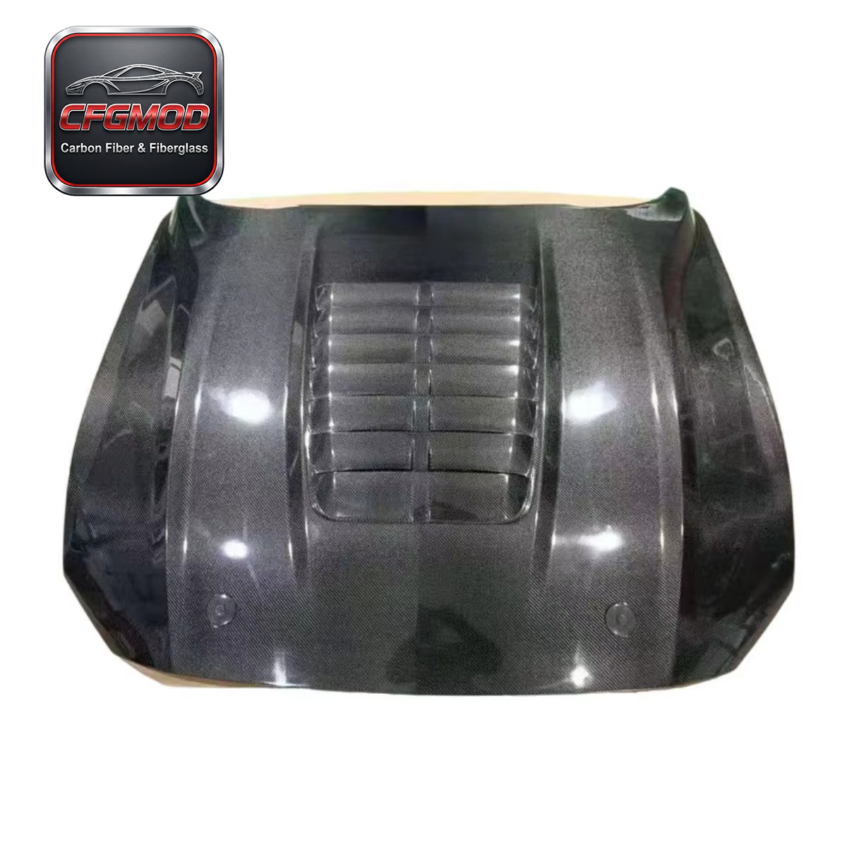 Carbon Fiber GT500 Design Engine Bonnet Hood Cover for Ford Mustang 2015-2023 Modification Accessories — 3