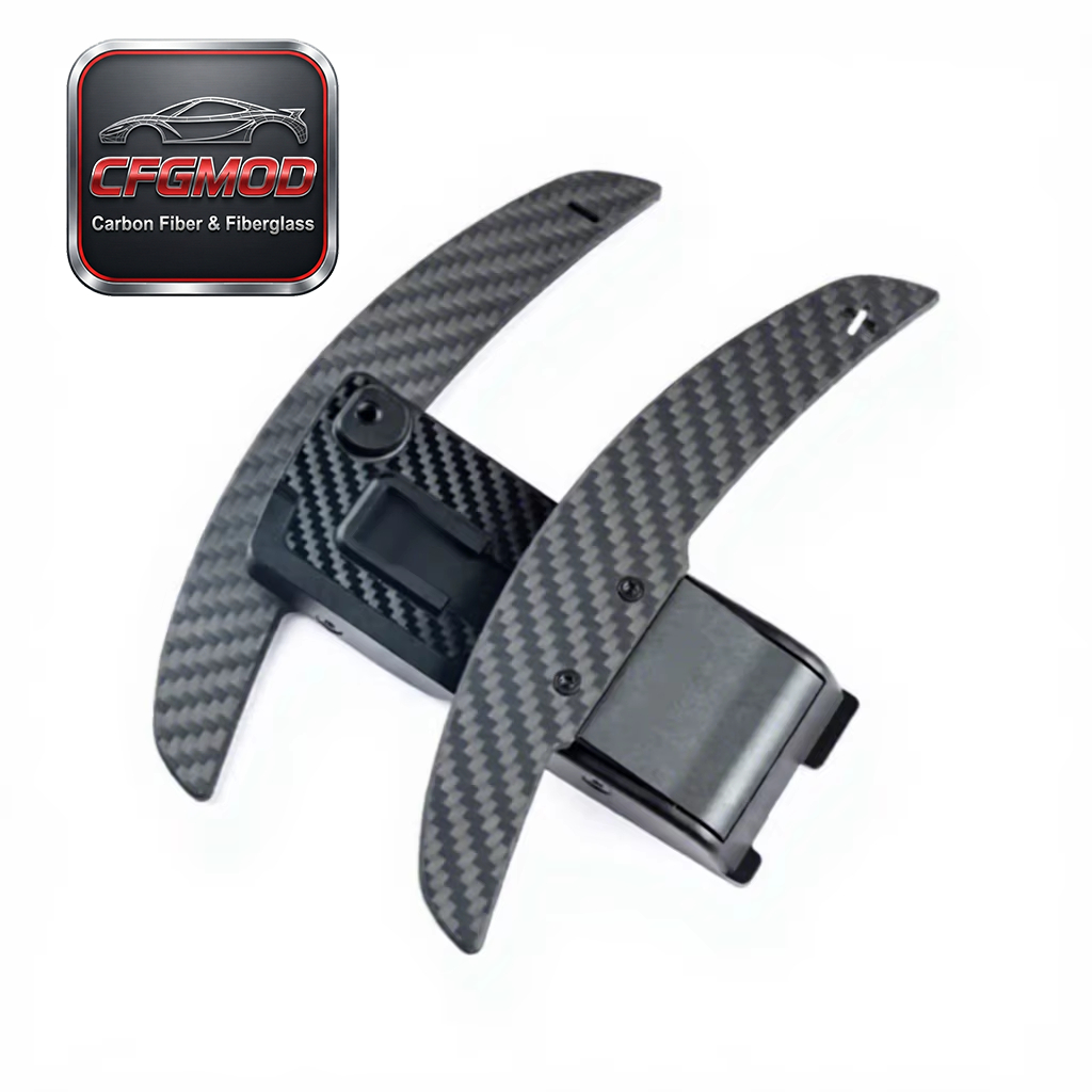 For Ford 2015-2023 Mustang Shelby GT350 GT500 Magnetic Shift Paddle Hollowed-out Extended Style FUTA Model — 2